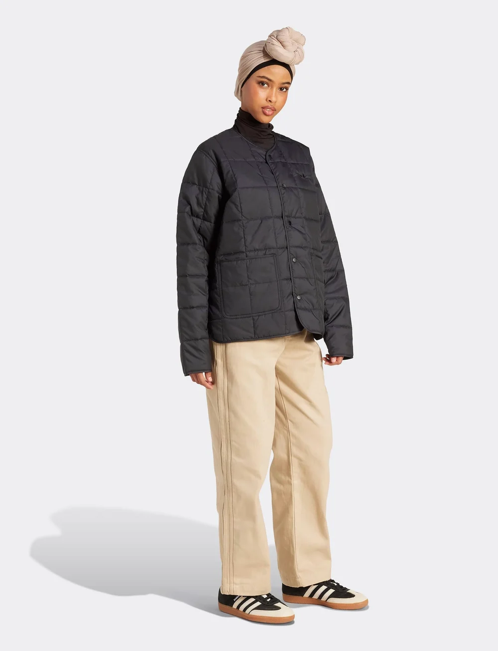 adidas Originals - QUILTED LINER - sulejoped ja voodriga joped - black - 4