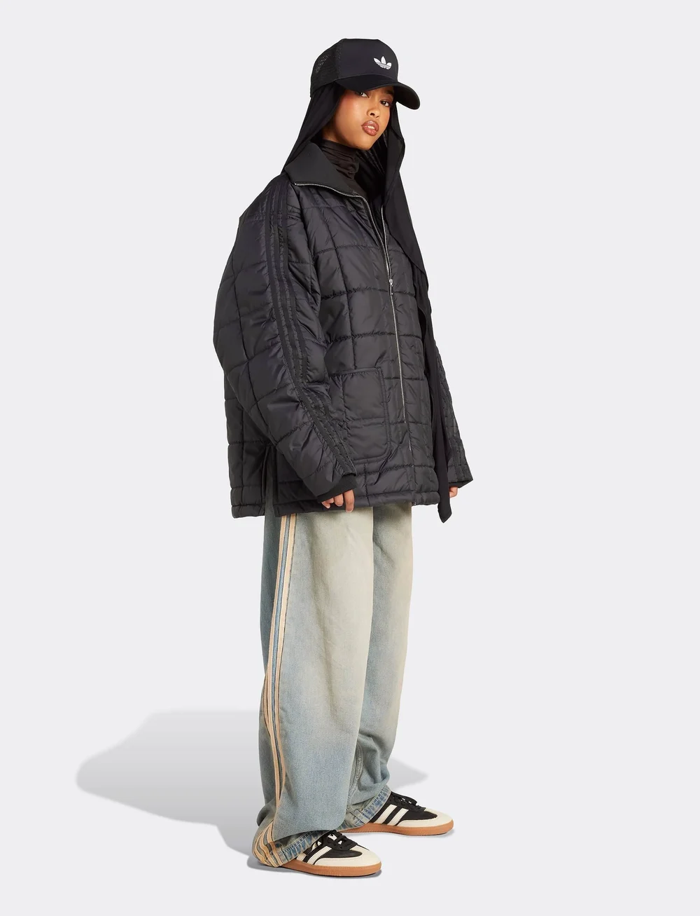 adidas Originals - QUILTED JKT - dunjakker - black - 4