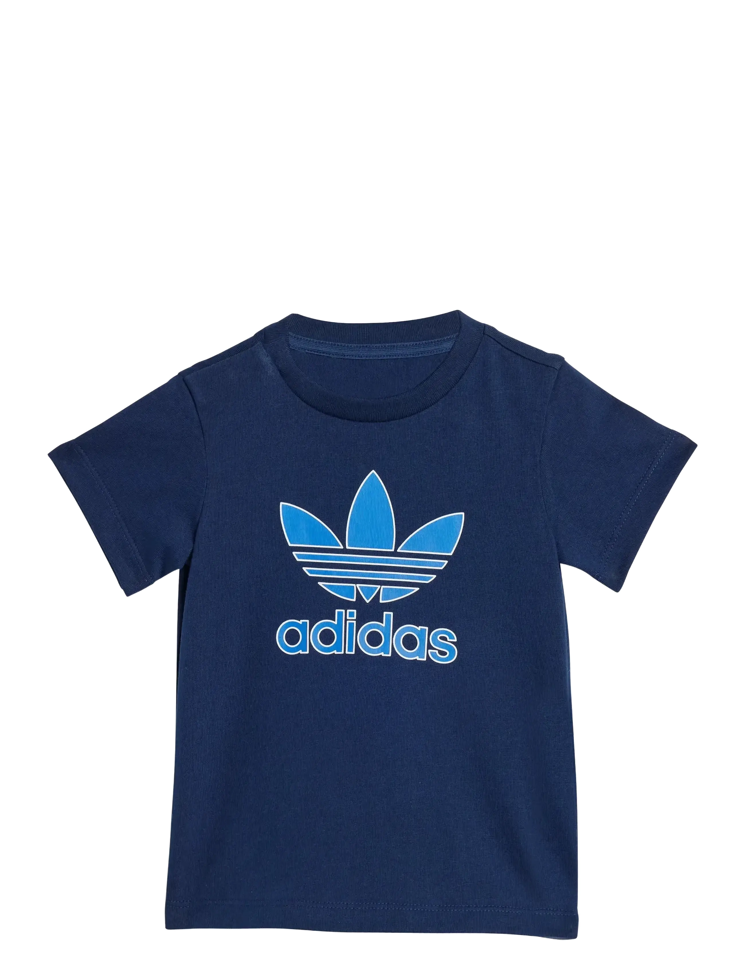 adidas Originals Trefoil Tee, Børn, Trefoil T-Shirt, Blå, Str: 68
