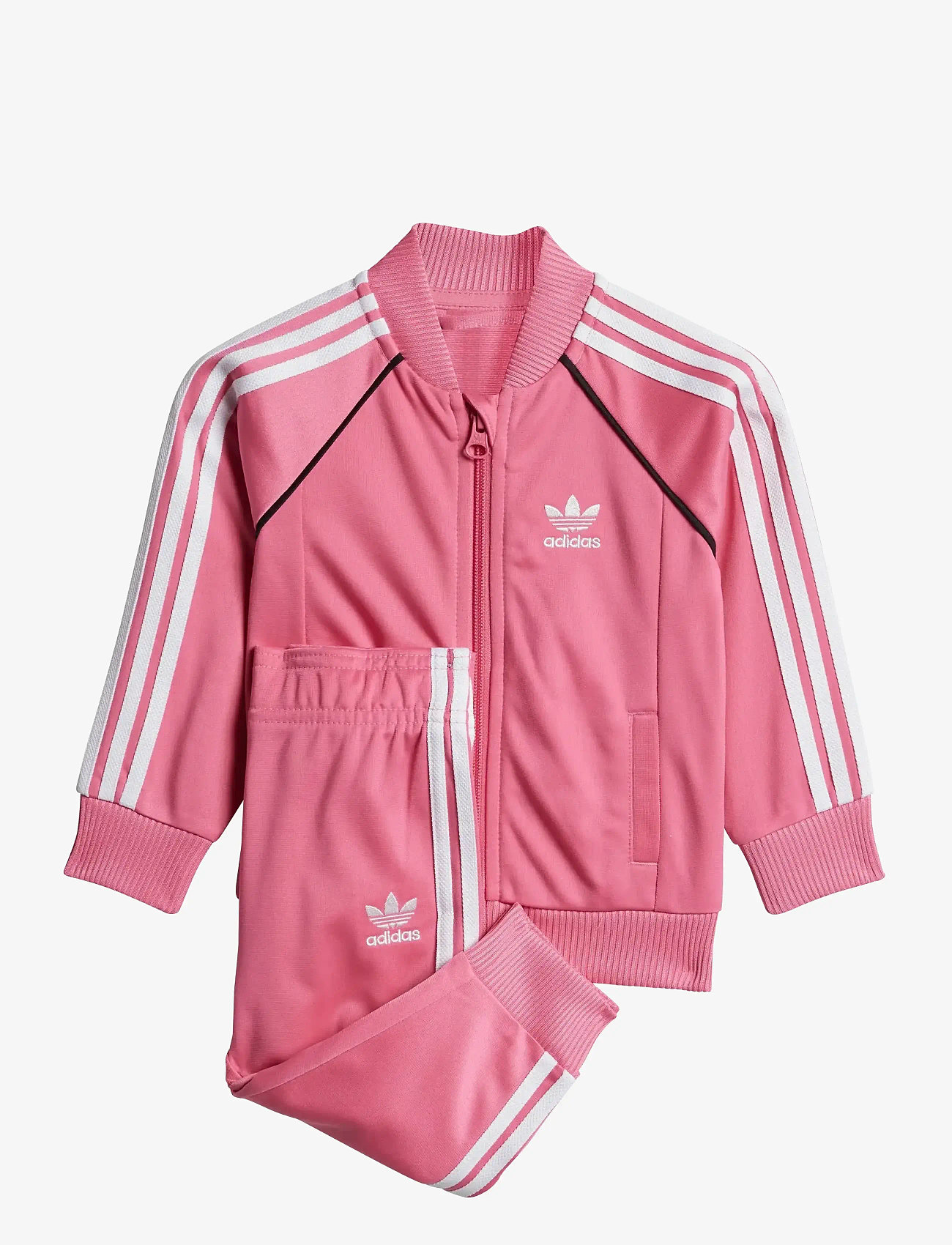 adidas Originals - SST TRACKSUIT - treeningriided ja 2-osalised komplektid - pnkfus/pnkfus/white - 0