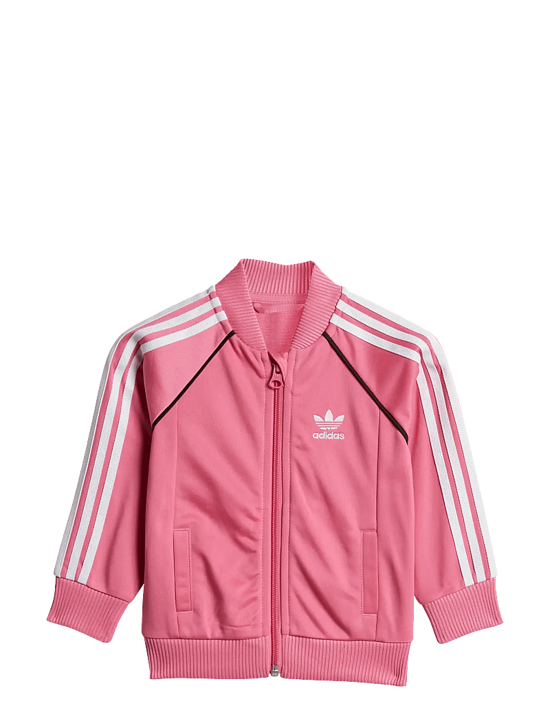 adidas Originals - SST TRACKSUIT - treeningriided ja 2-osalised komplektid - pnkfus/pnkfus/white - 1