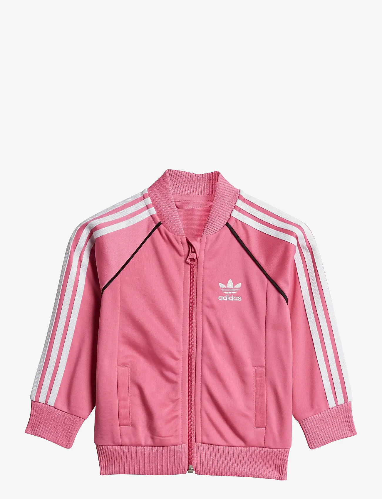adidas Originals - SST TRACKSUIT - treeningriided ja 2-osalised komplektid - pnkfus/pnkfus/white - 3