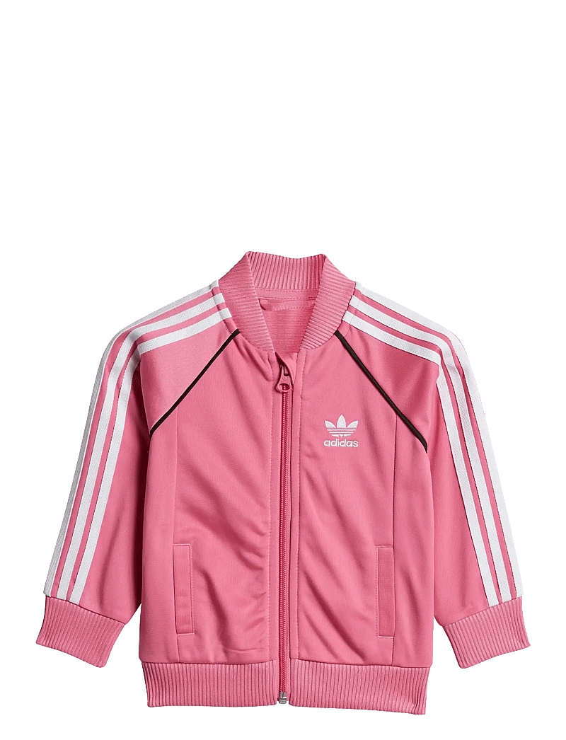adidas Originals - SST TRACKSUIT - treeningriided ja 2-osalised komplektid - pnkfus/pnkfus/white - 3