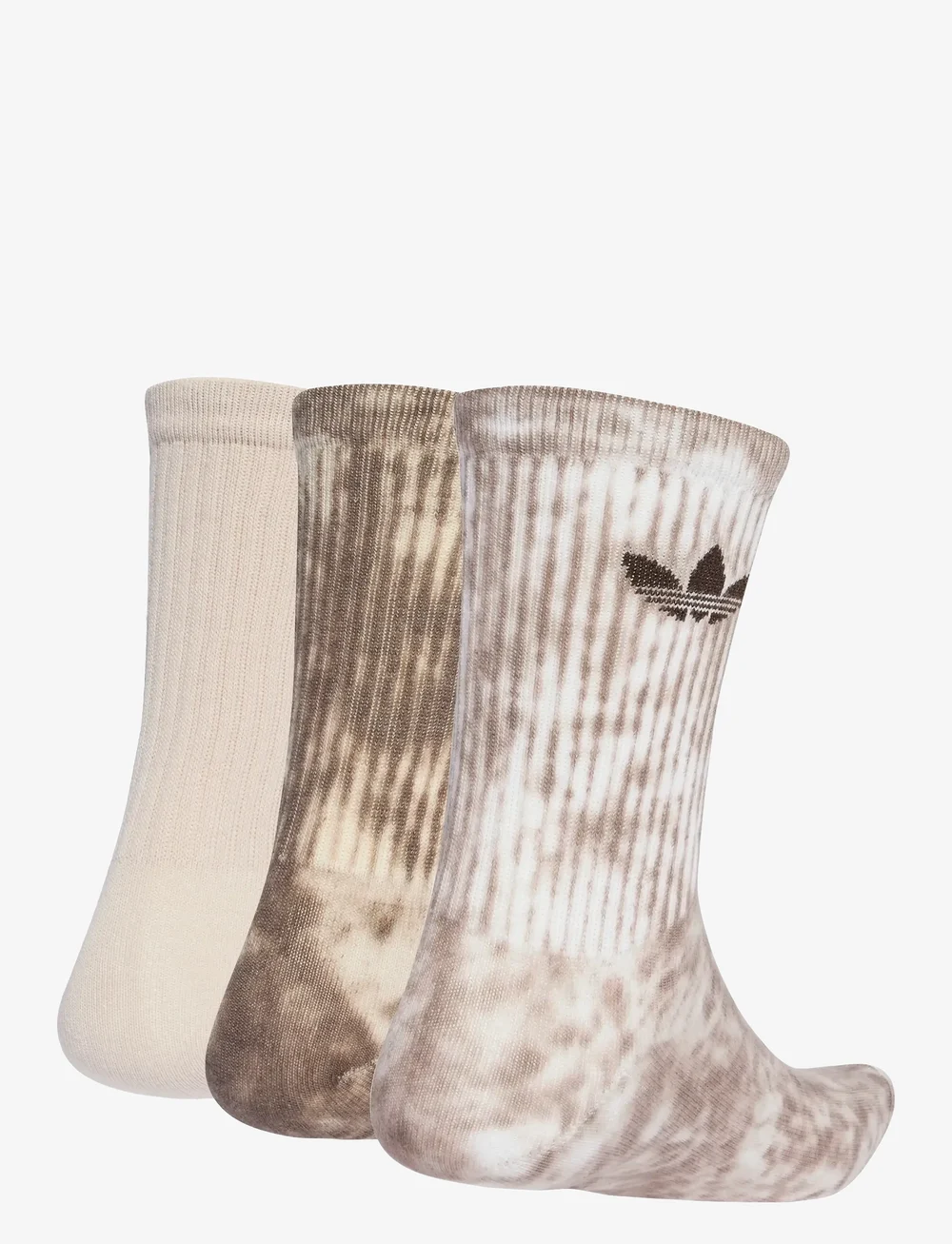 adidas Originals - TIE DYE CR S 3P - sportsocken - trabrn/dbrown/putmau - 1