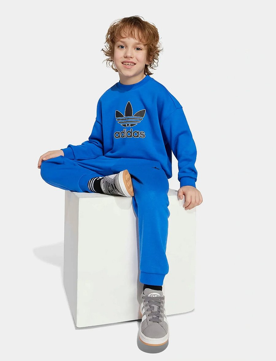 adidas Originals - CREW SET - treningsdrakt og sett av 2 plagg - blue - 0