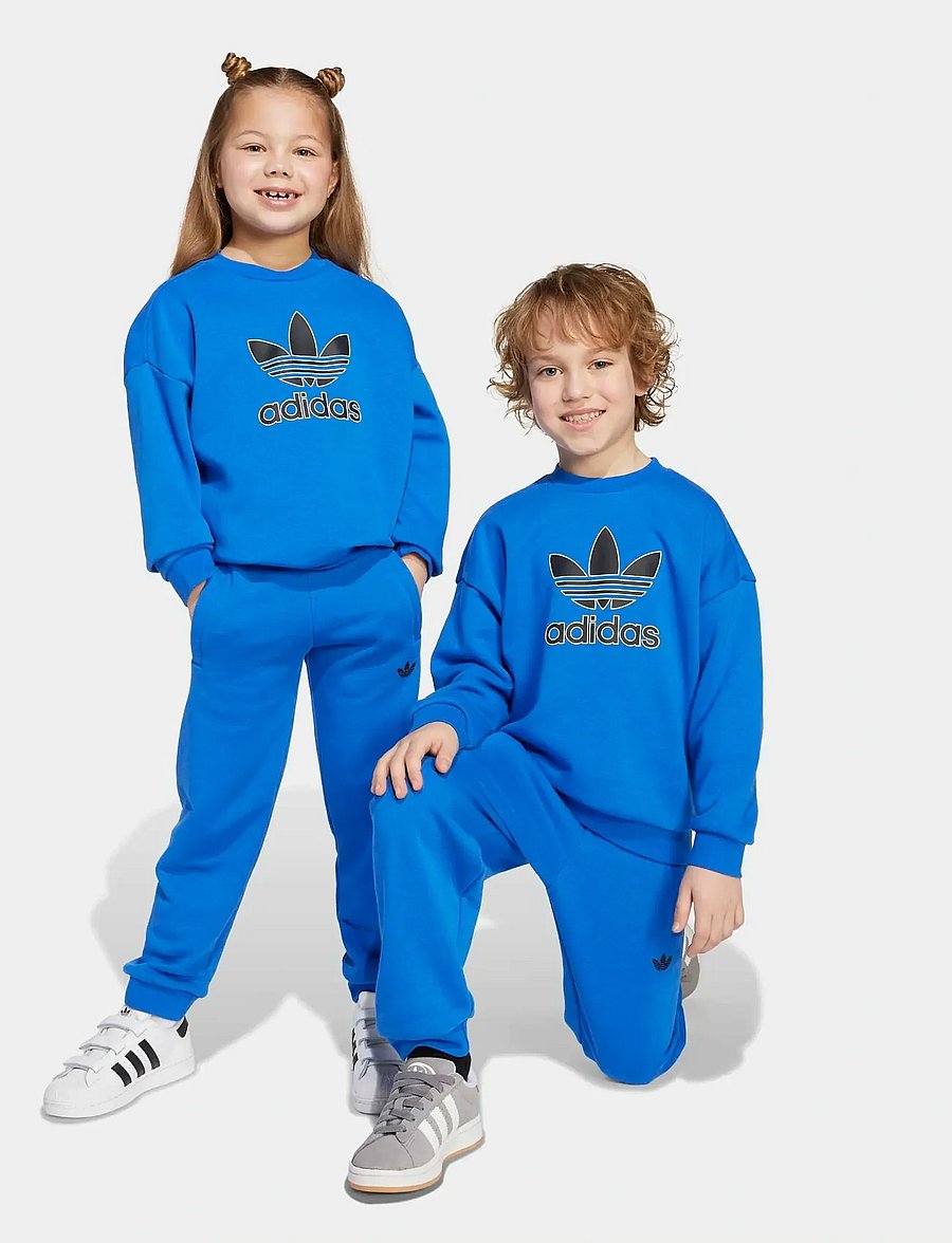 adidas Originals - CREW SET - treningsdrakt og sett av 2 plagg - blue - 5