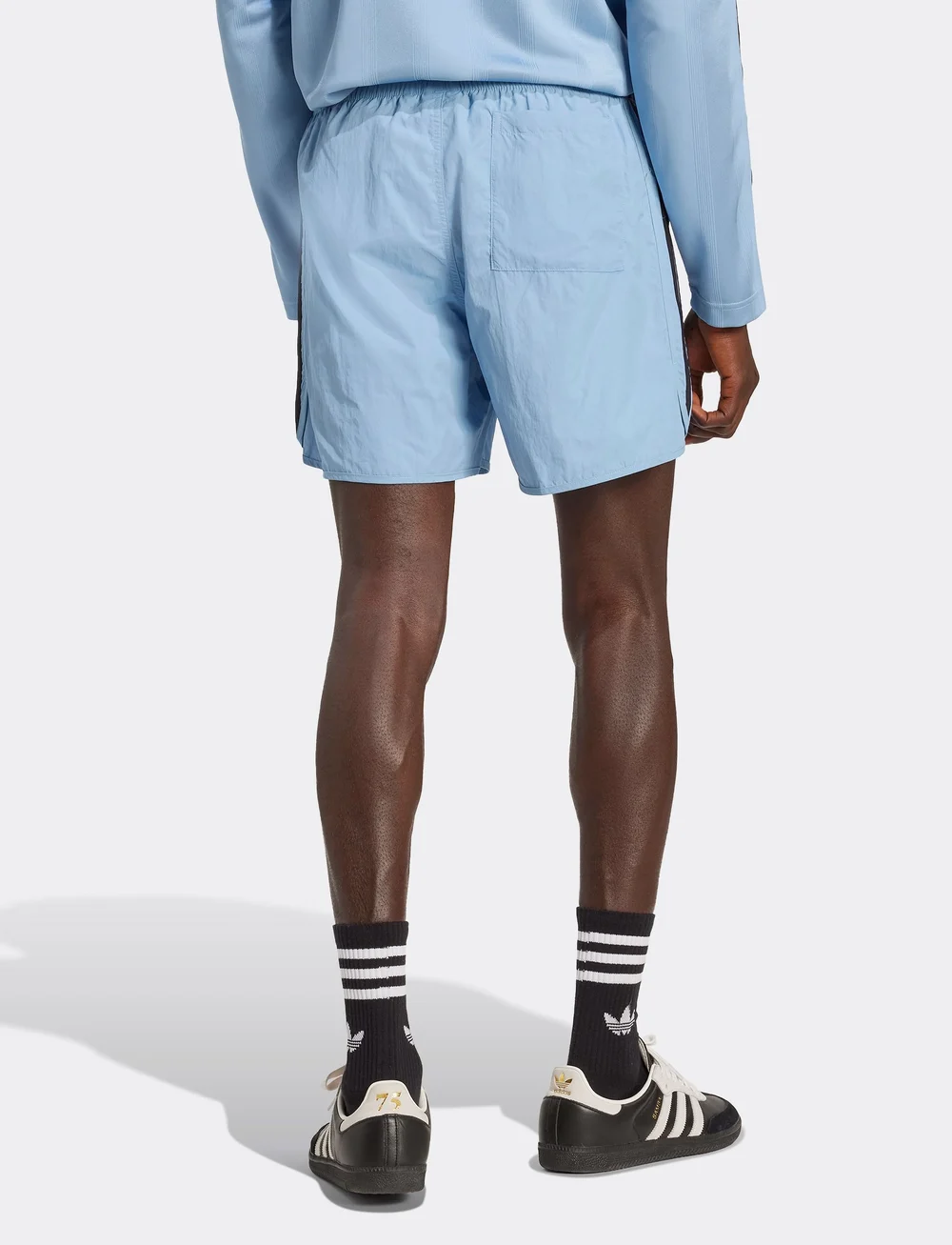 adidas Originals - SPRINTER SHORTS - trainingsshorts - ashblu/black - 4