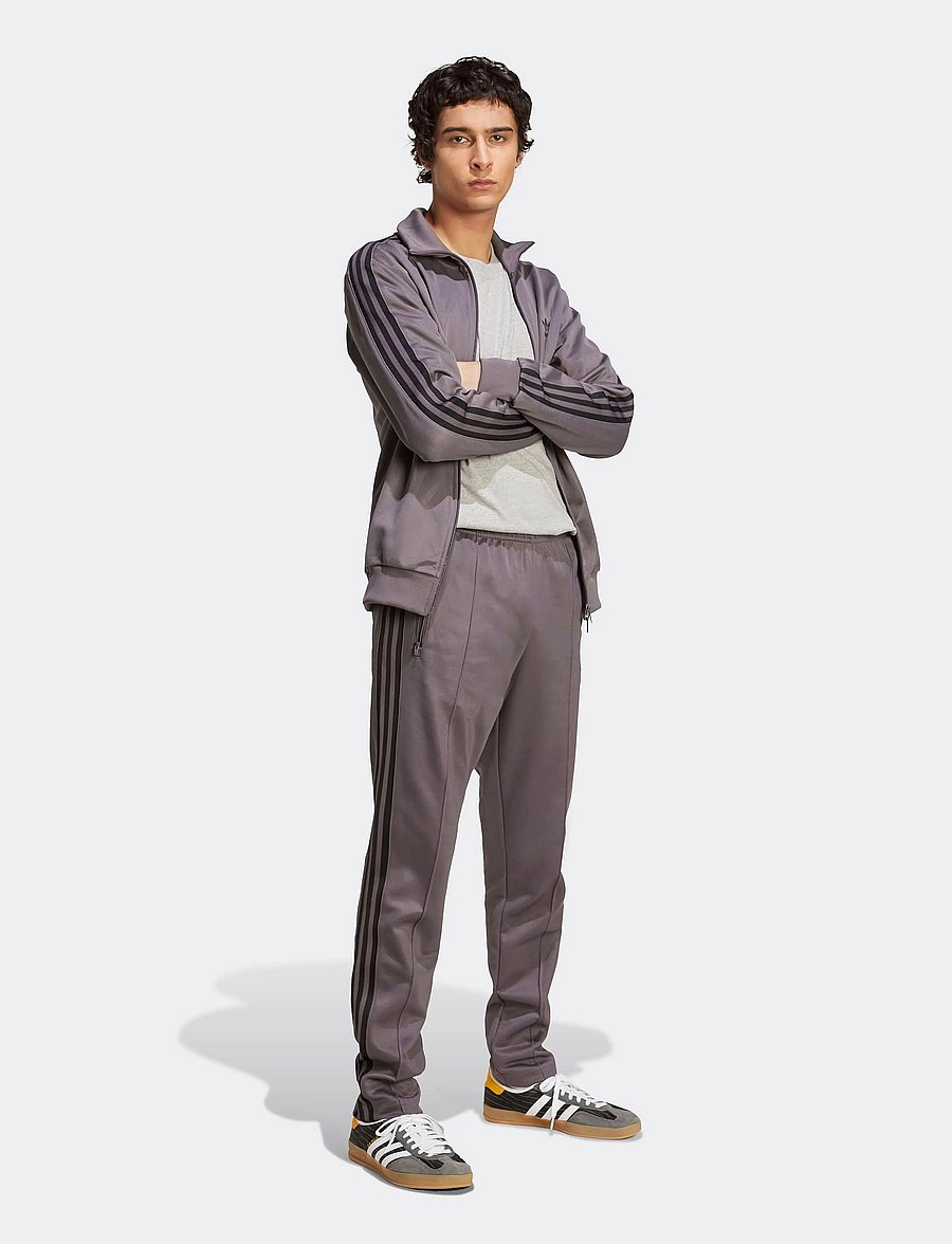 adidas Originals - CLASSIC TP - spodnie treningowe - grestr/black - 0