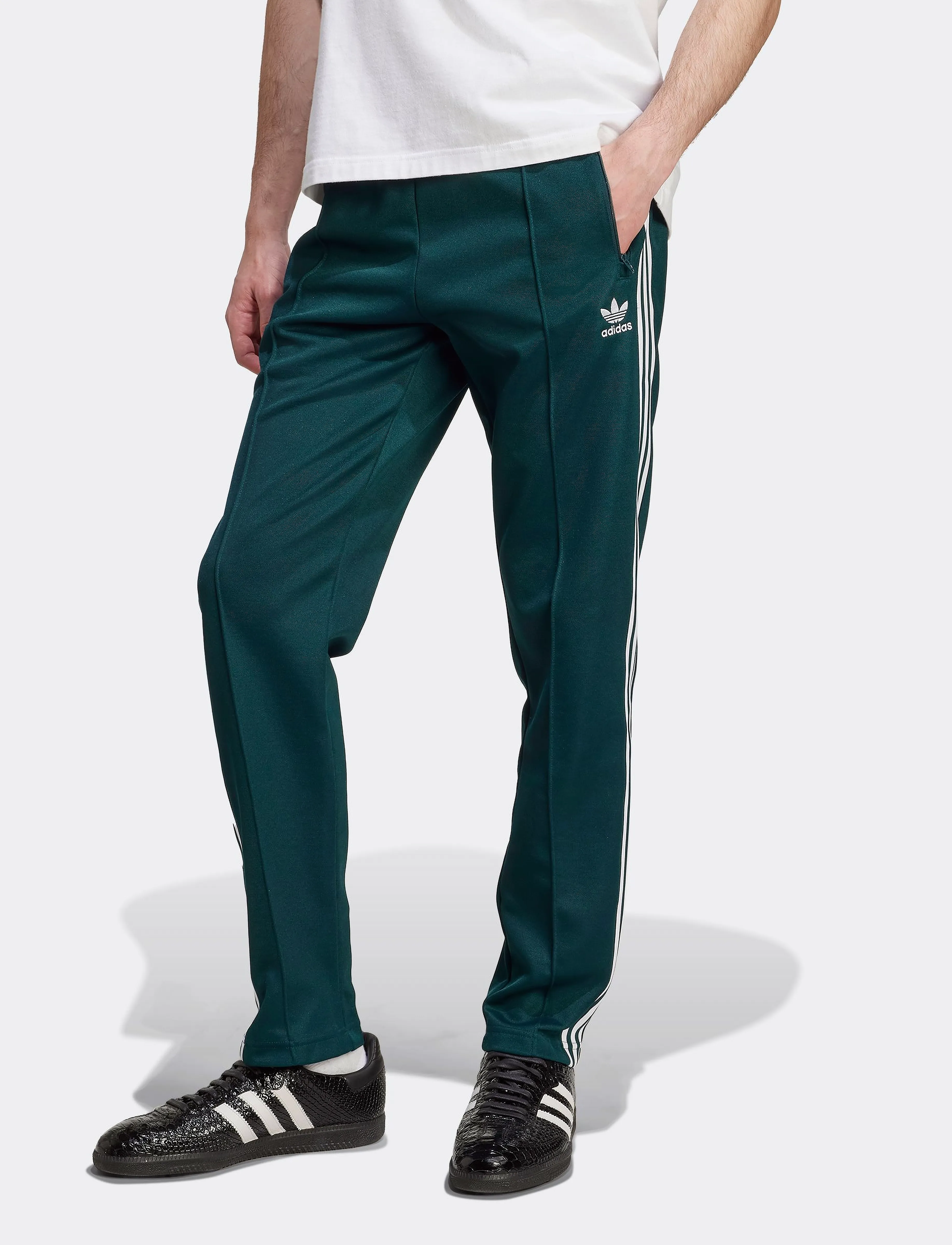 adidas Originals - CLASSIC TP - Íþróttabuxur - aurivy/white - 5