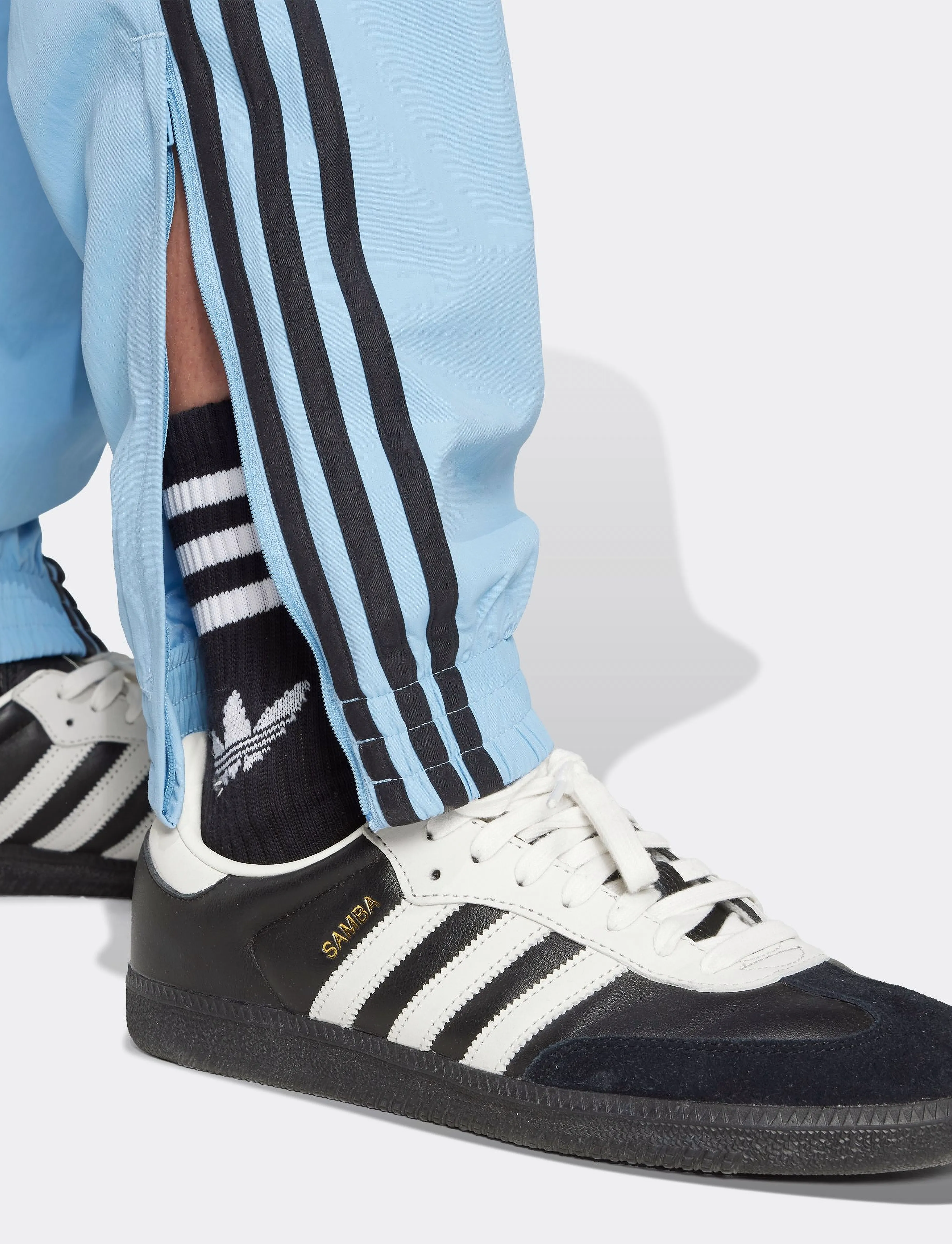 adidas Originals - FIREBIRD PANTS - Íþróttabuxur - ashblu/black - 4