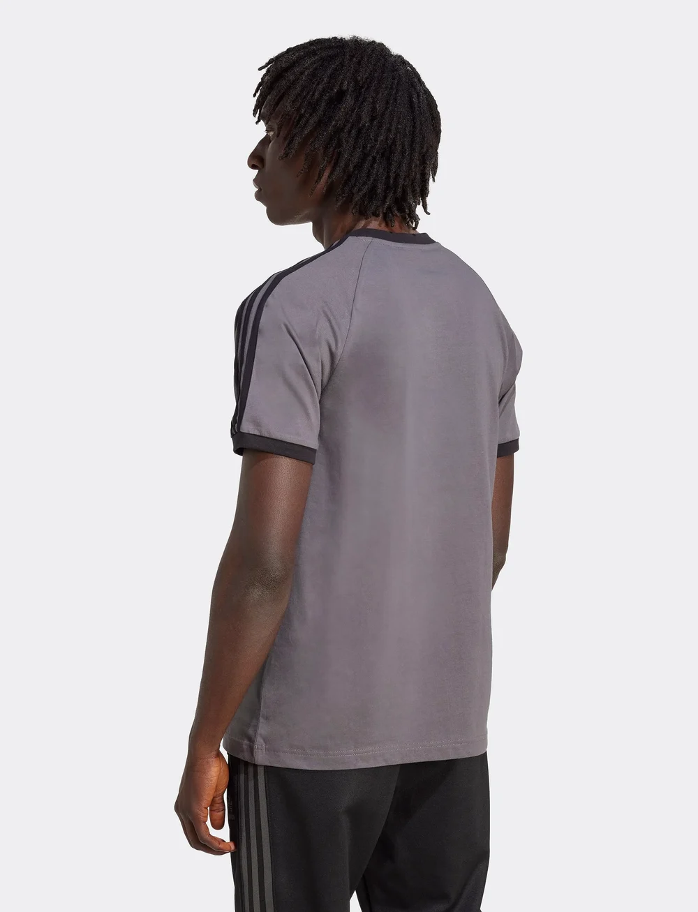 adidas Originals - 3-STRIPES TEE - t-shirts - grefiv/black - 4