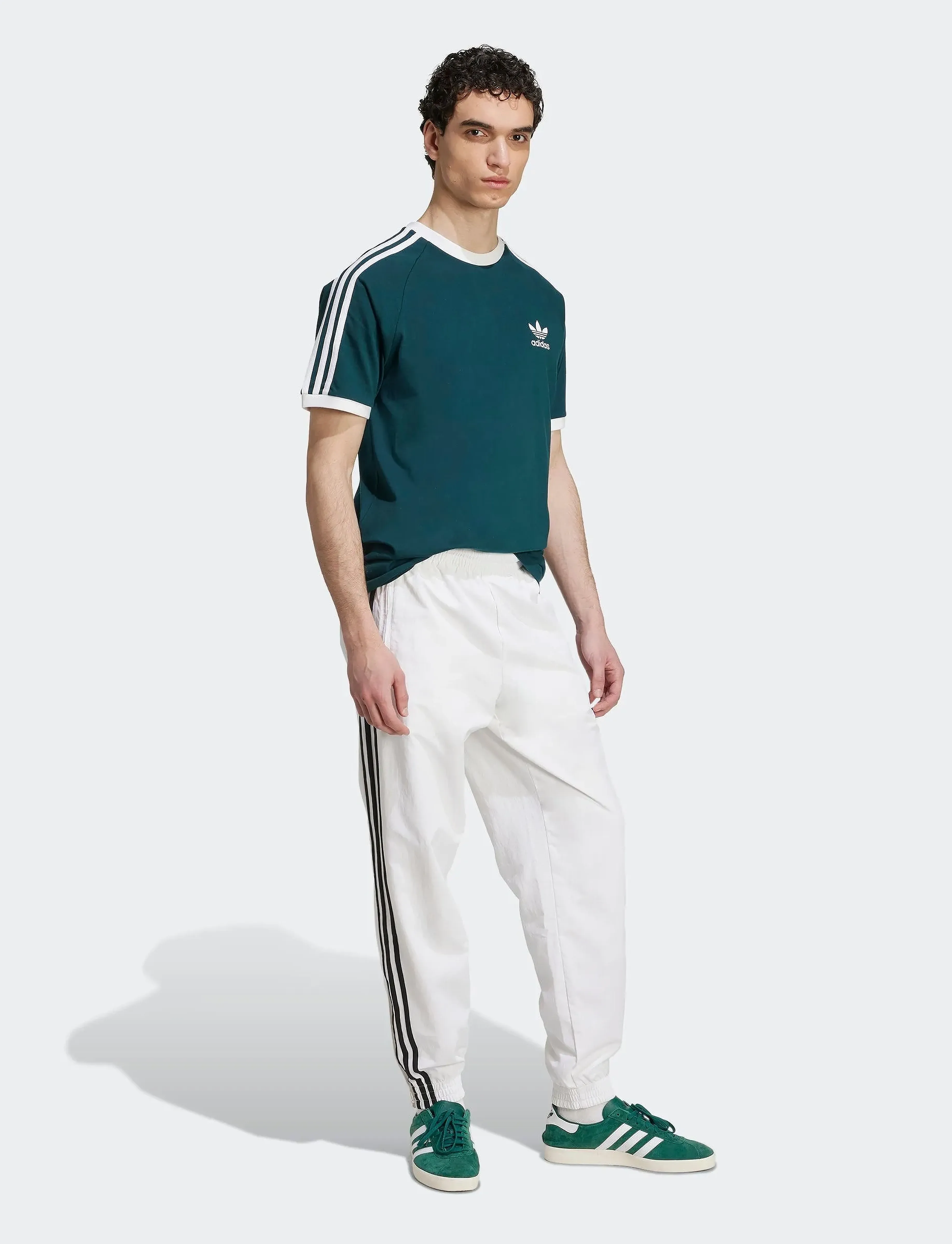 adidas Originals - 3-STRIPES TEE - oberteile & t-shirts - aurivy/white - 3