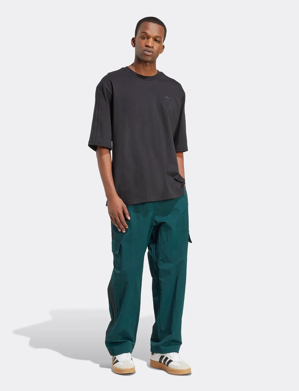 adidas Originals - Oversize tee - oberteile & t-shirts - black/black - 2