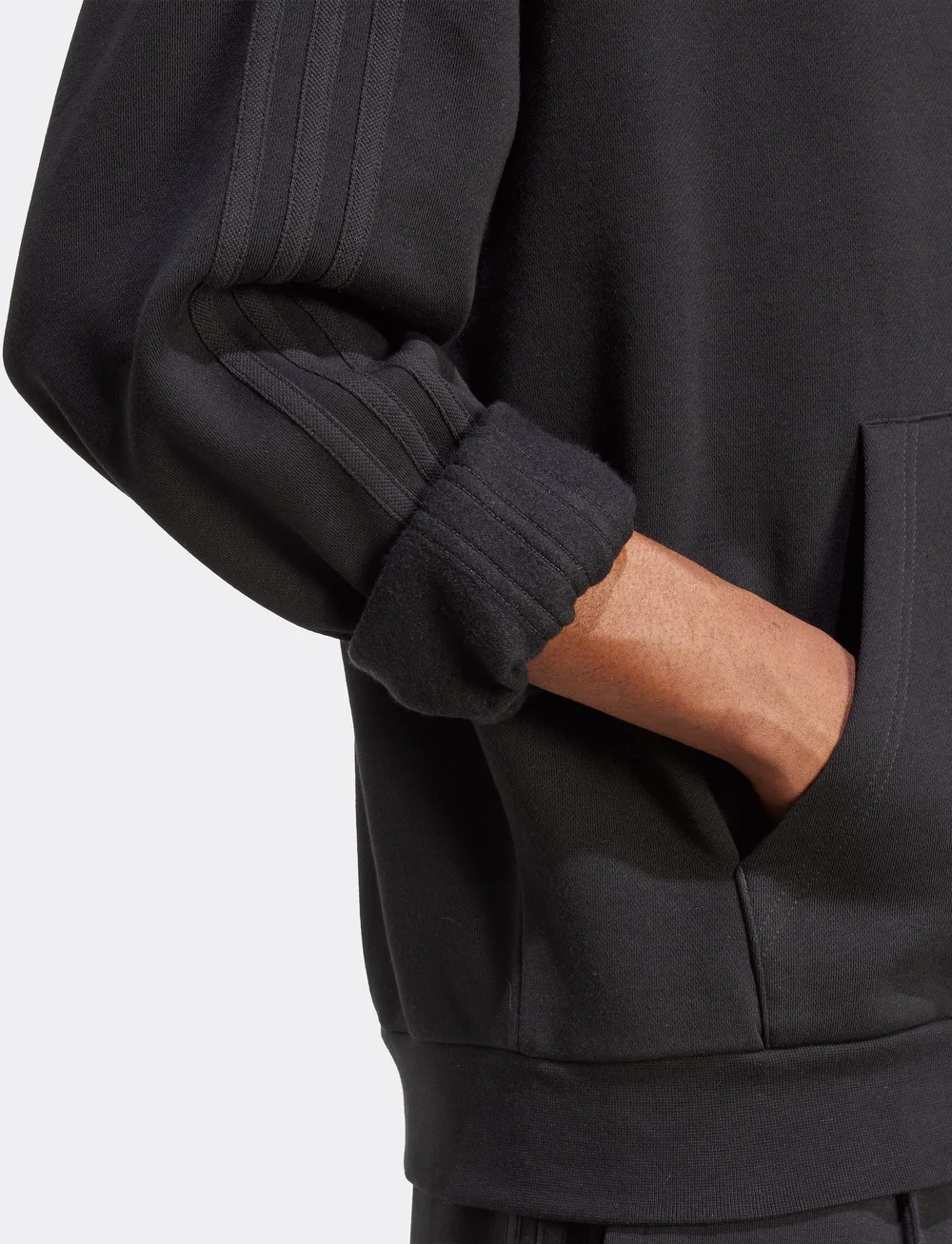 adidas Originals - BAGGY HOODIE - oberteile - black/black - 5