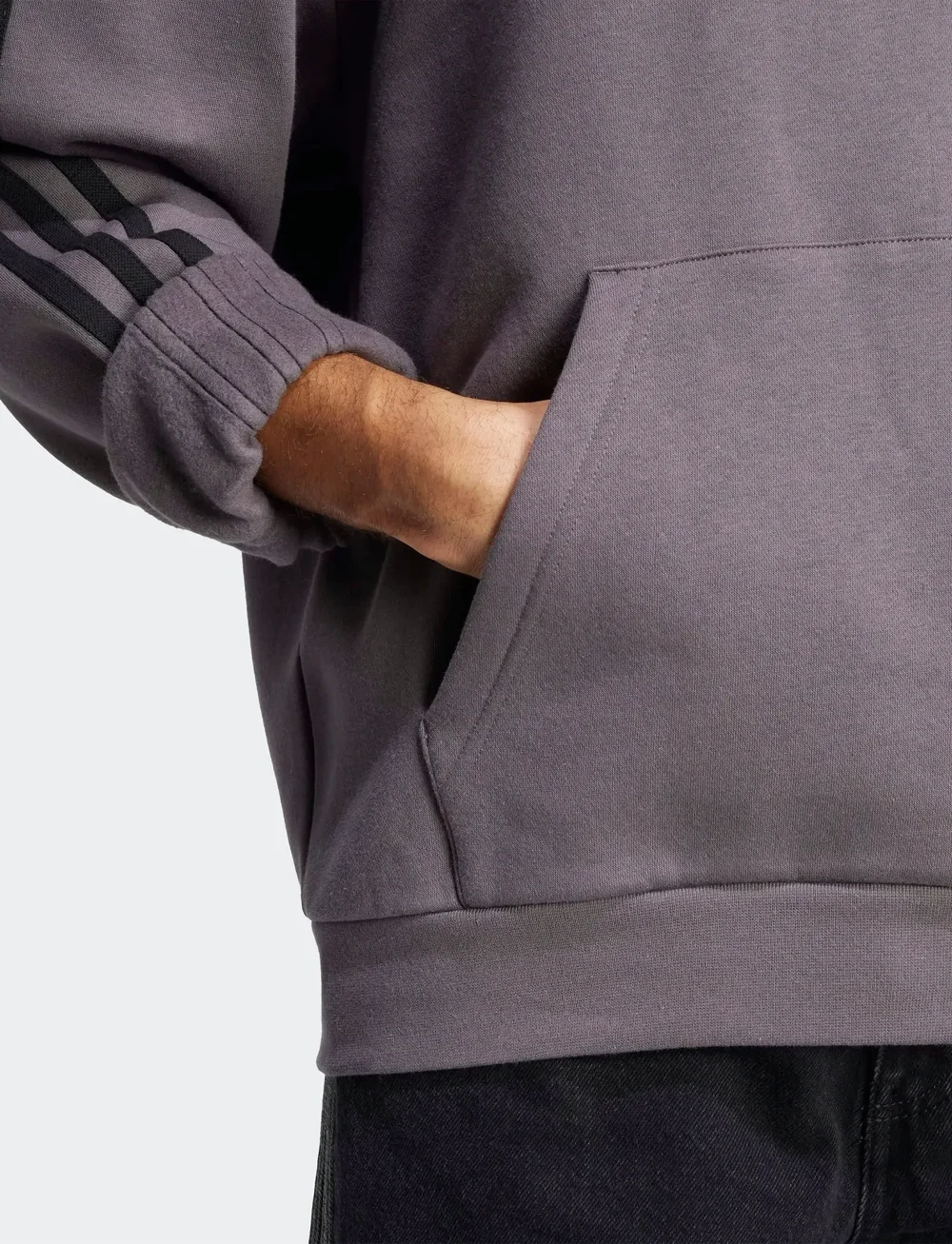 adidas Originals - BAGGY HOODIE - oberteile - grestr/black - 3