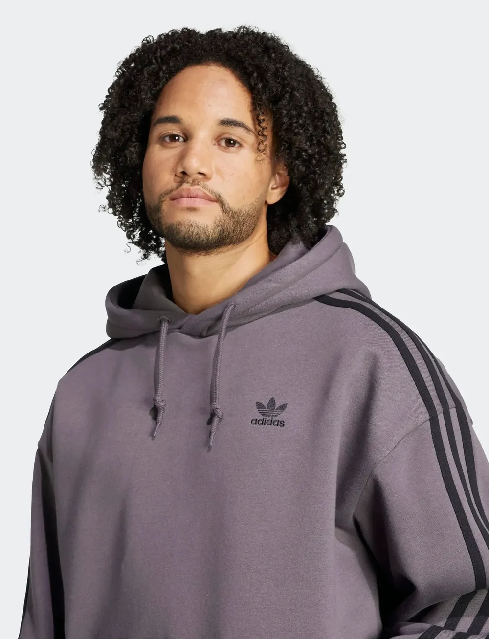 adidas Originals - BAGGY HOODIE - oberteile - grestr/black - 5