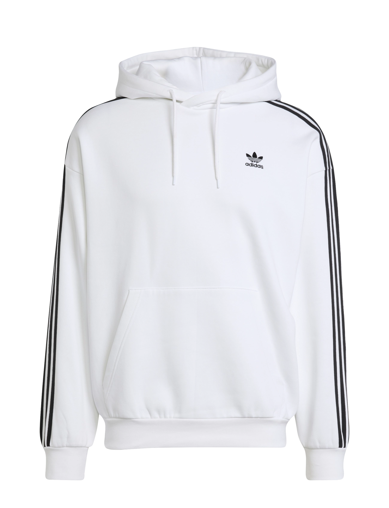 adidas Originals BAGGY HOODIE - adidas - WHITE/BLACK / white