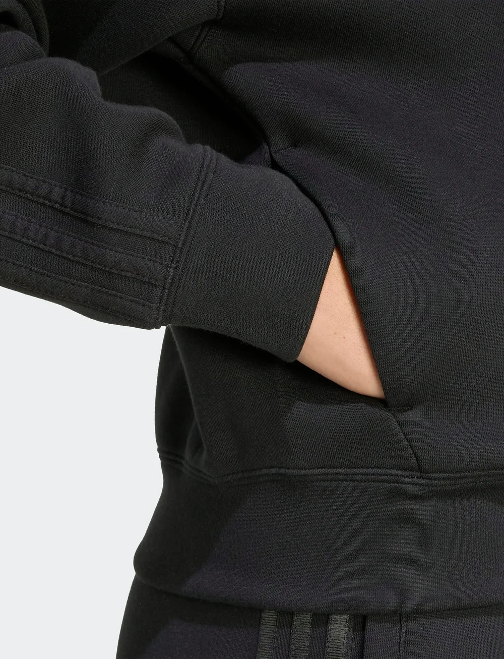 adidas Originals - SPACER 3S FZ - sweatshirts - black - 3