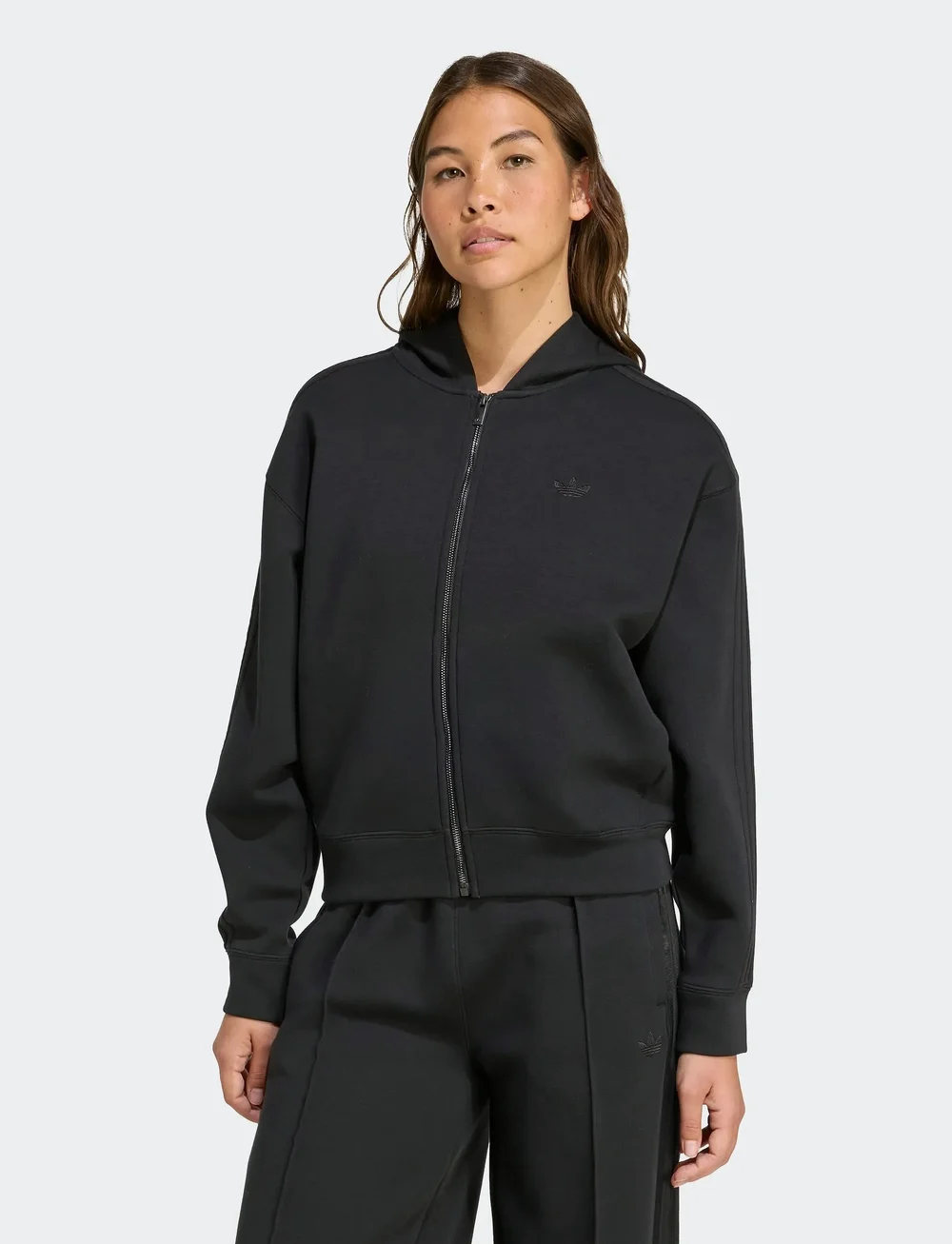 adidas Originals - SPACER 3S FZ - sweatshirts - black - 4