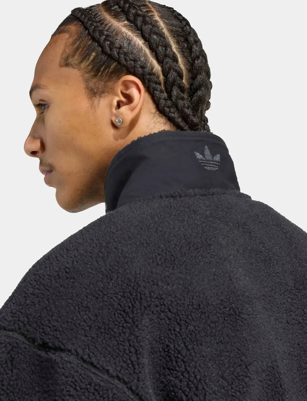 adidas Originals - P ESS FLEECE - fleece og mellemlag - black - 5