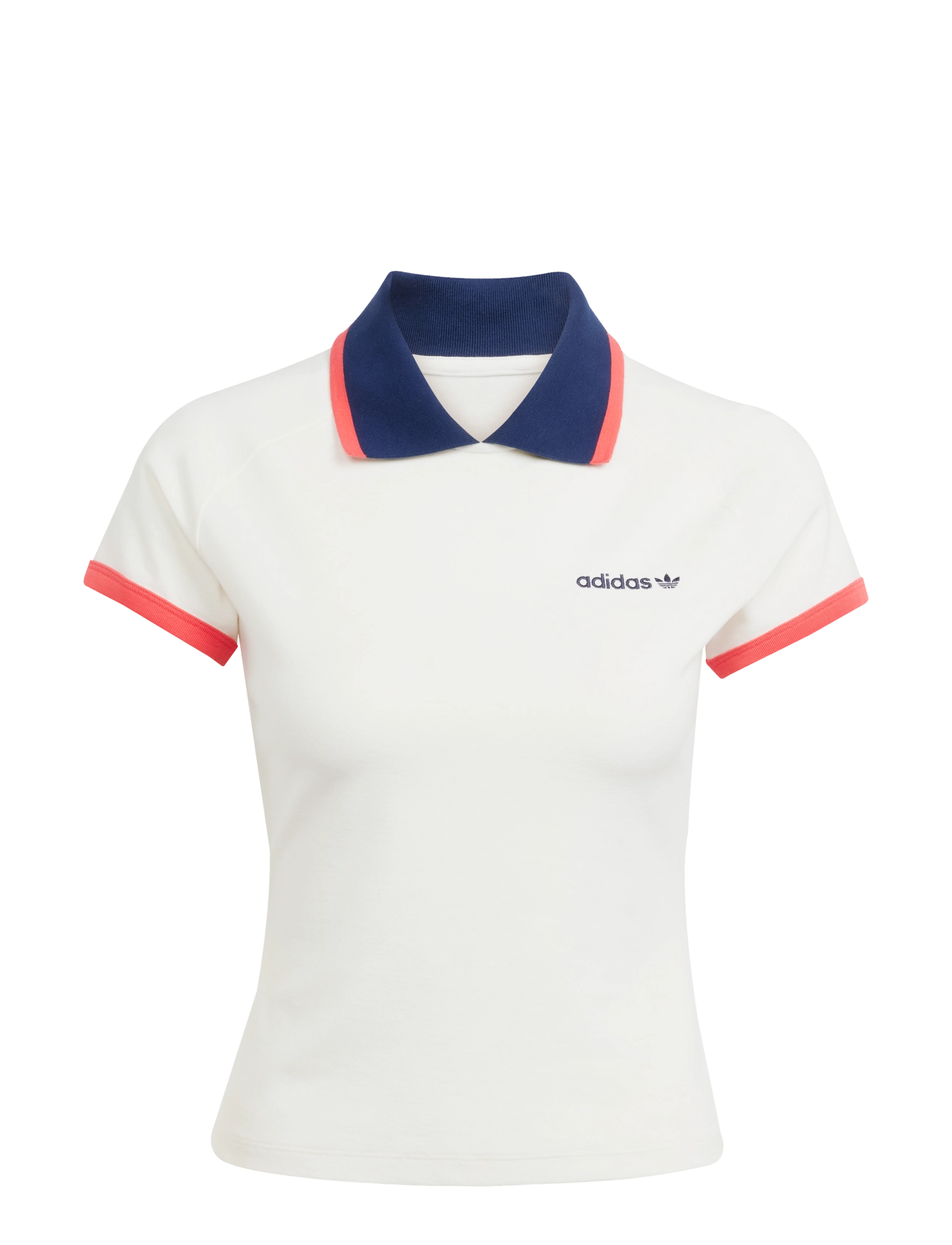 ADIDAS ORIGINALS Kurz Polo Weiß - XS - Damen