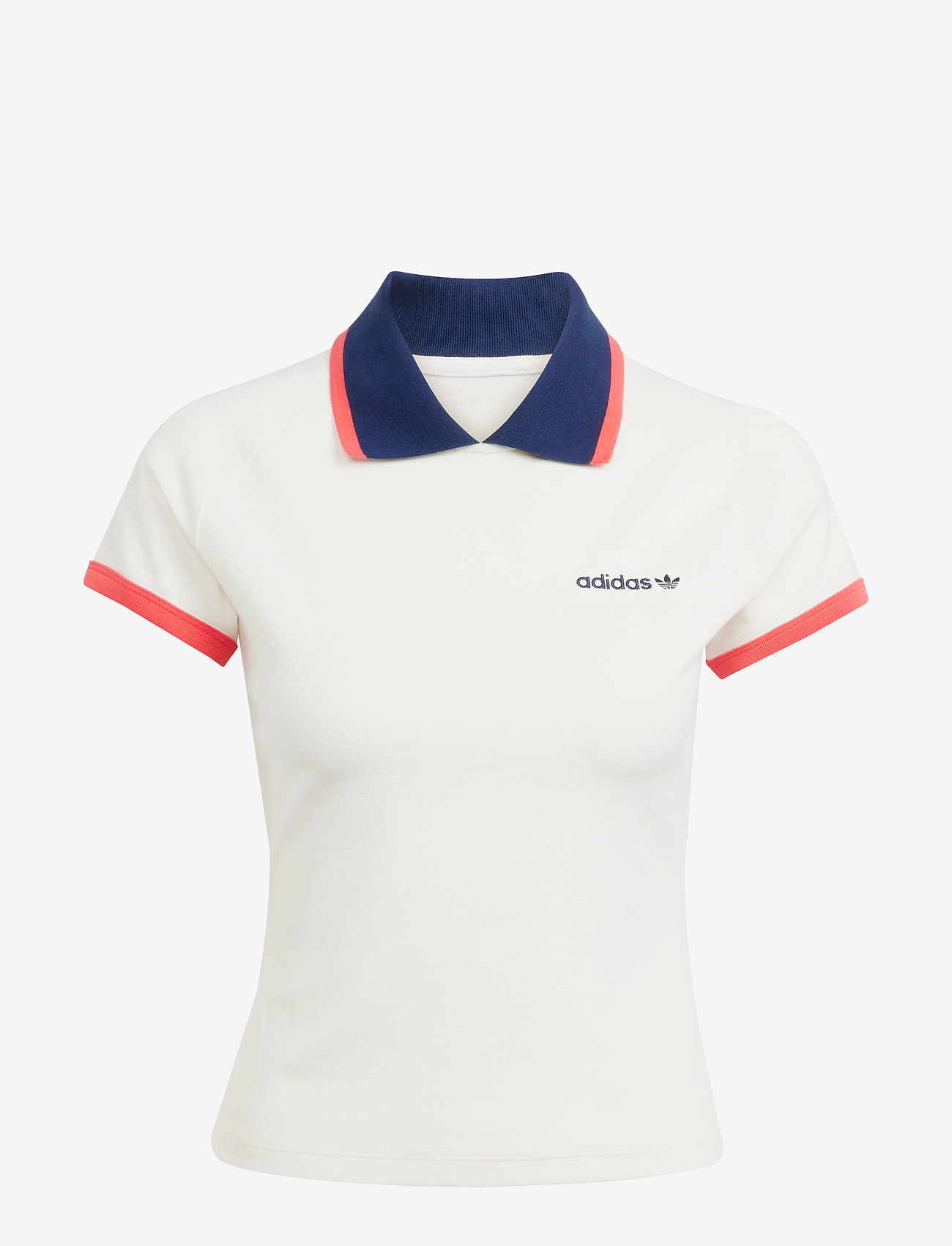 adidas Originals - SHORT POLO - toppe & t-shirts - owhite - 1