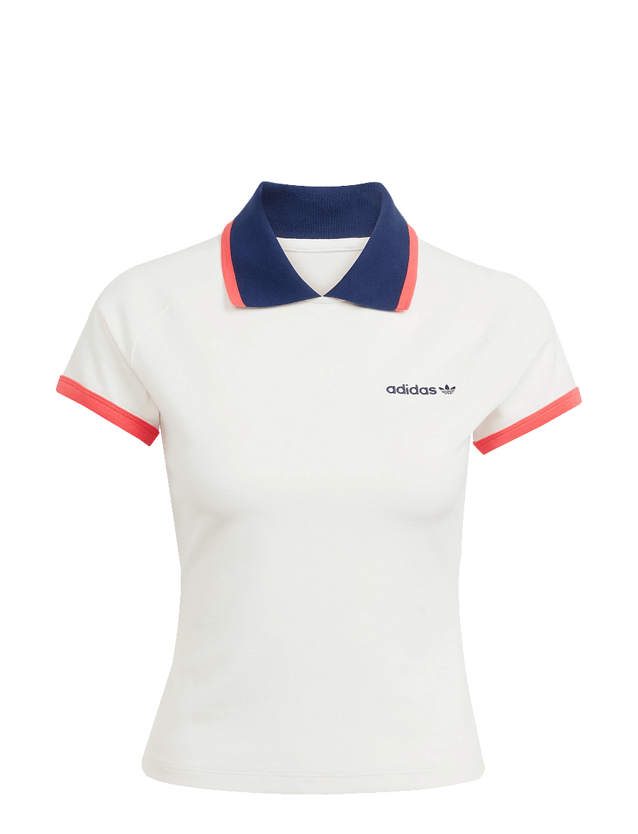 adidas Originals - SHORT POLO - toppe & t-shirts - owhite - 1
