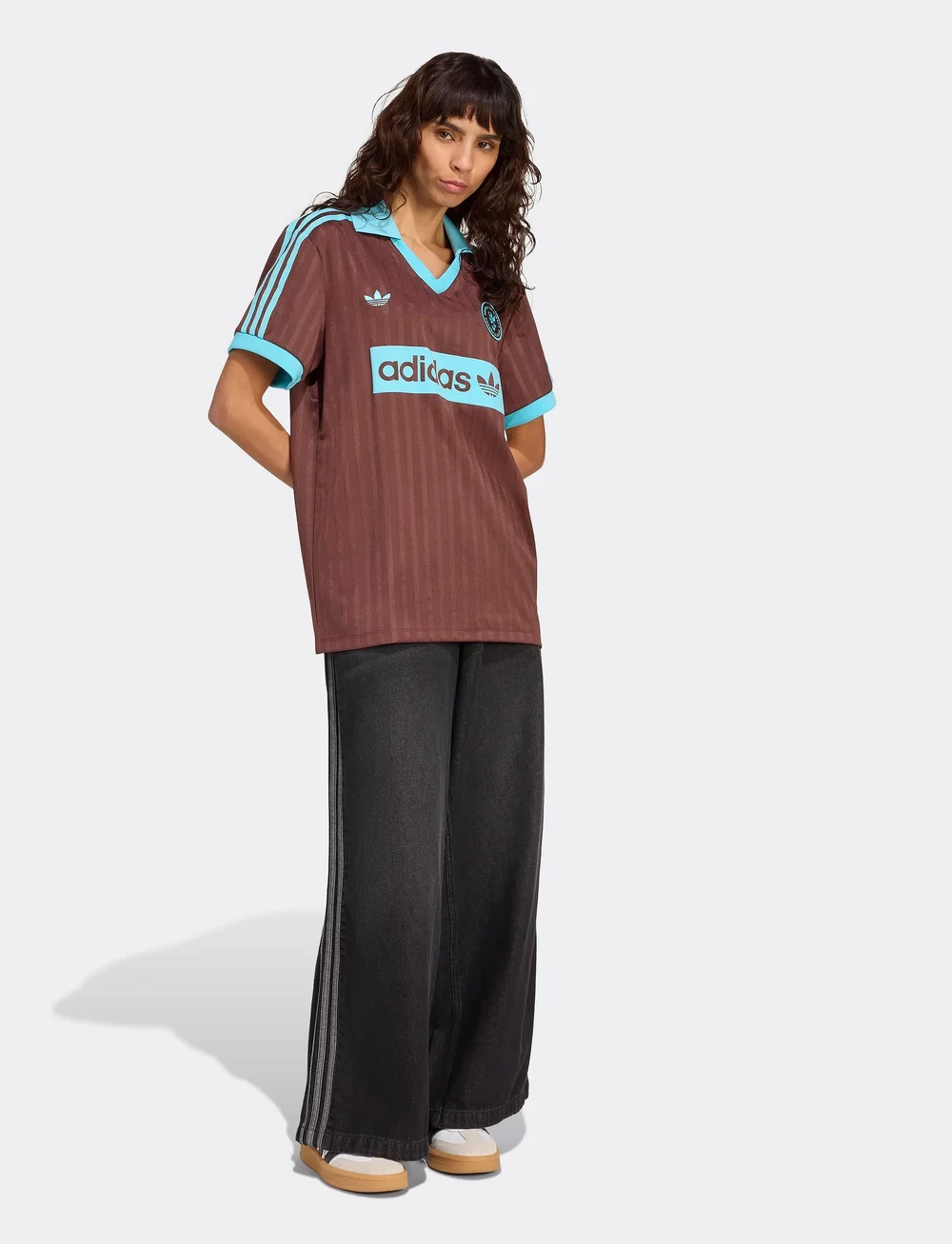 adidas Originals - FOOTBALL TEE - t-shirty - auburn - 0