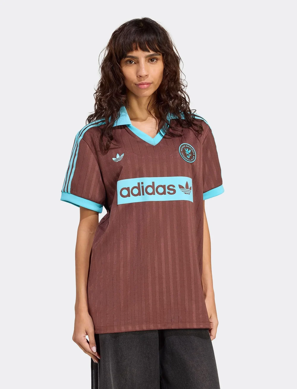 adidas Originals - FOOTBALL TEE - t-shirty - auburn - 5