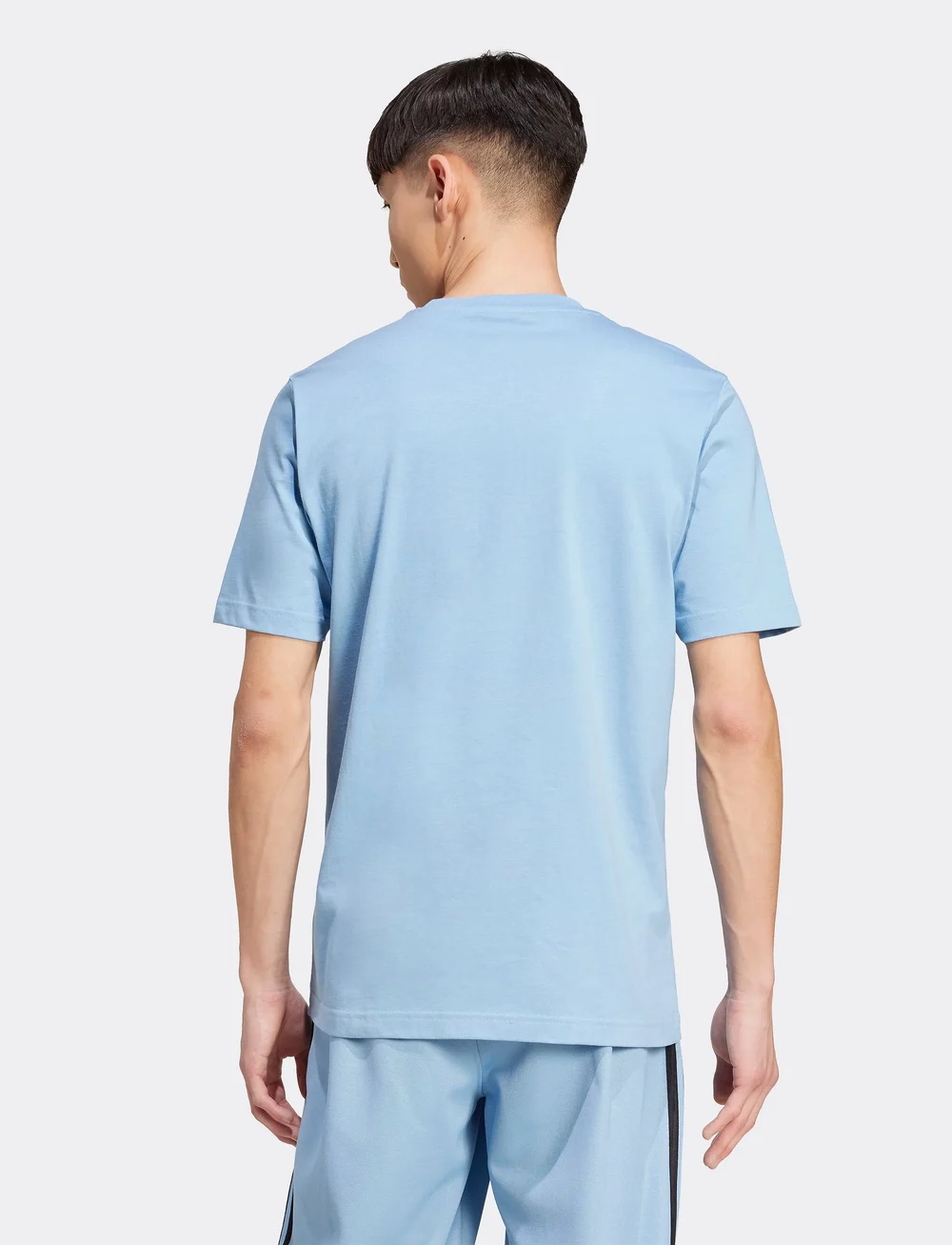 adidas Originals - TREFOIL T-SHIRT - oberteile & t-shirts - ashblu/black - 4