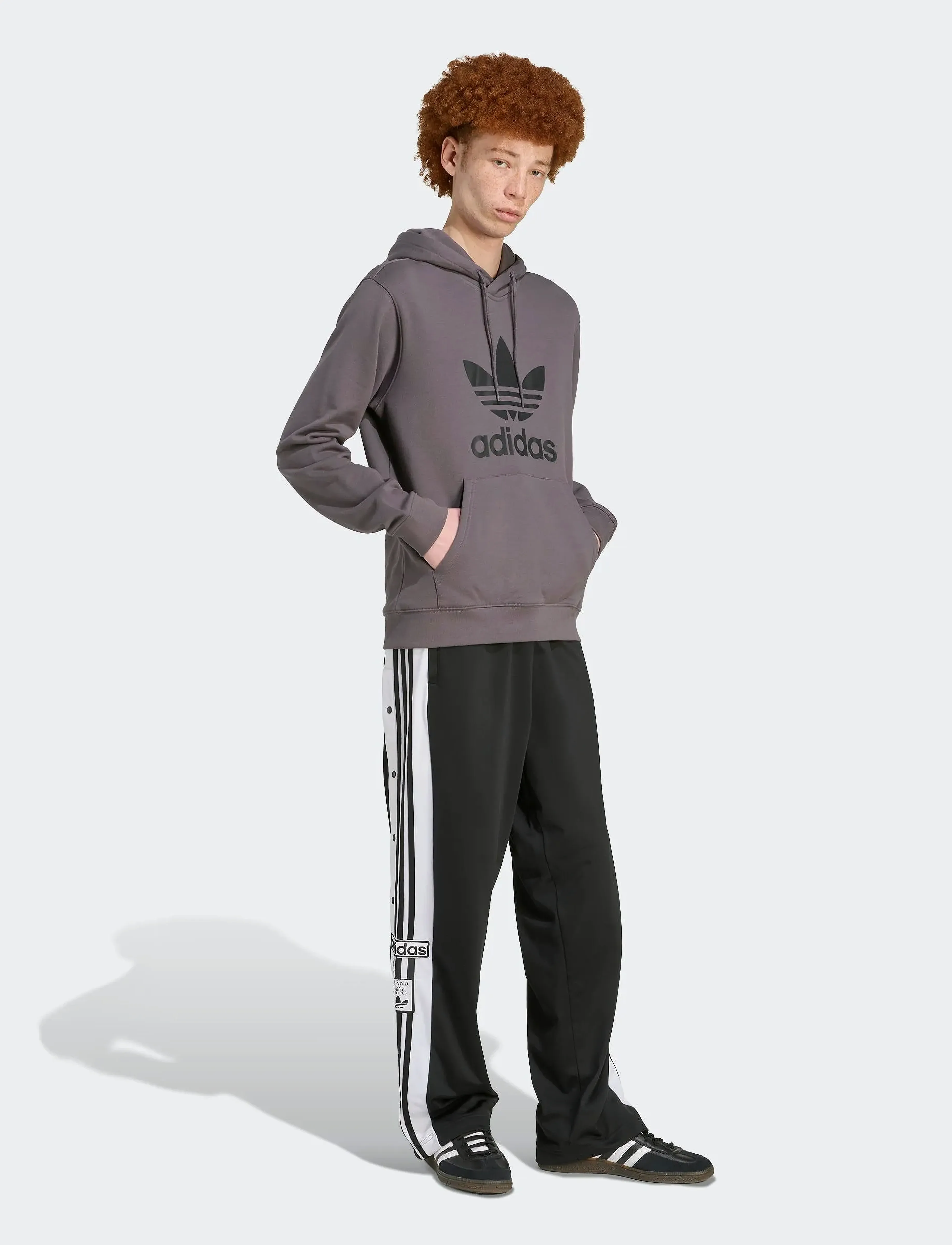 adidas Originals TREFOIL HOODY - Sweatshirts - GRESTR / purple