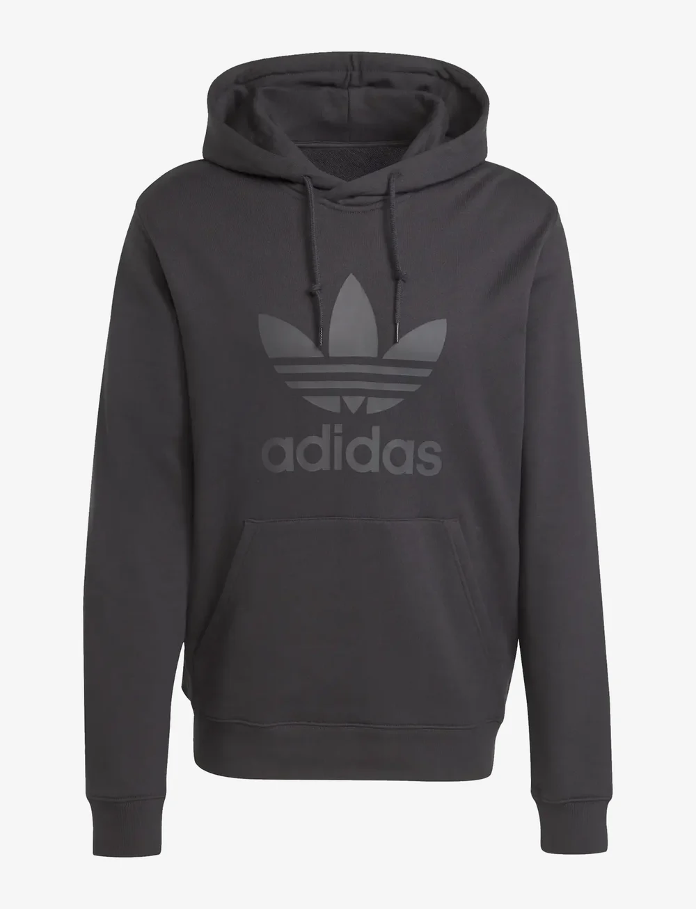 adidas Originals - TREFOIL HOODY - pulls a capuche - black/black - 1