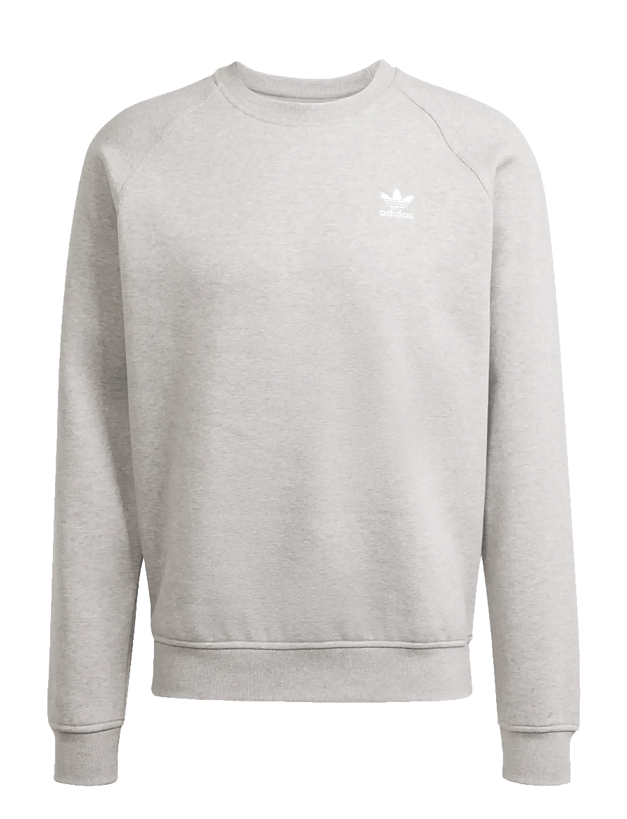 adidas Originals - ESS CREW - sweatshirts - mgreyh/white - 1