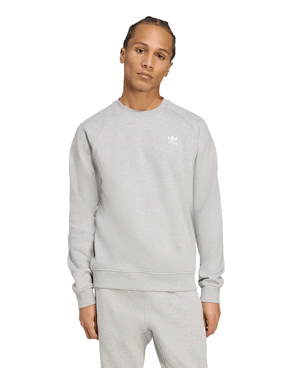 adidas Originals - ESS CREW - sweatshirts - mgreyh/white - 2