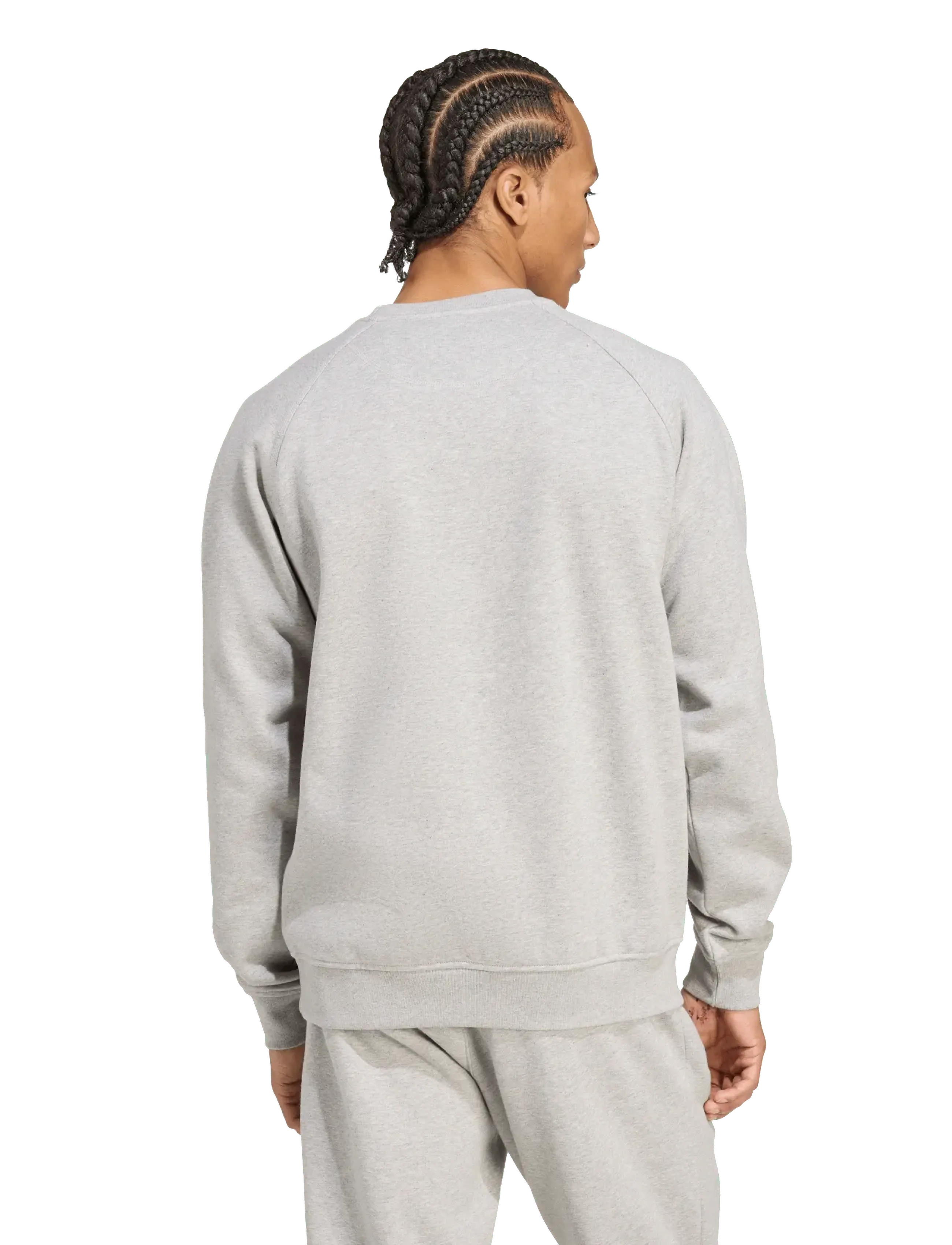 adidas Originals - ESS CREW - overdeler - mgreyh/white - 5