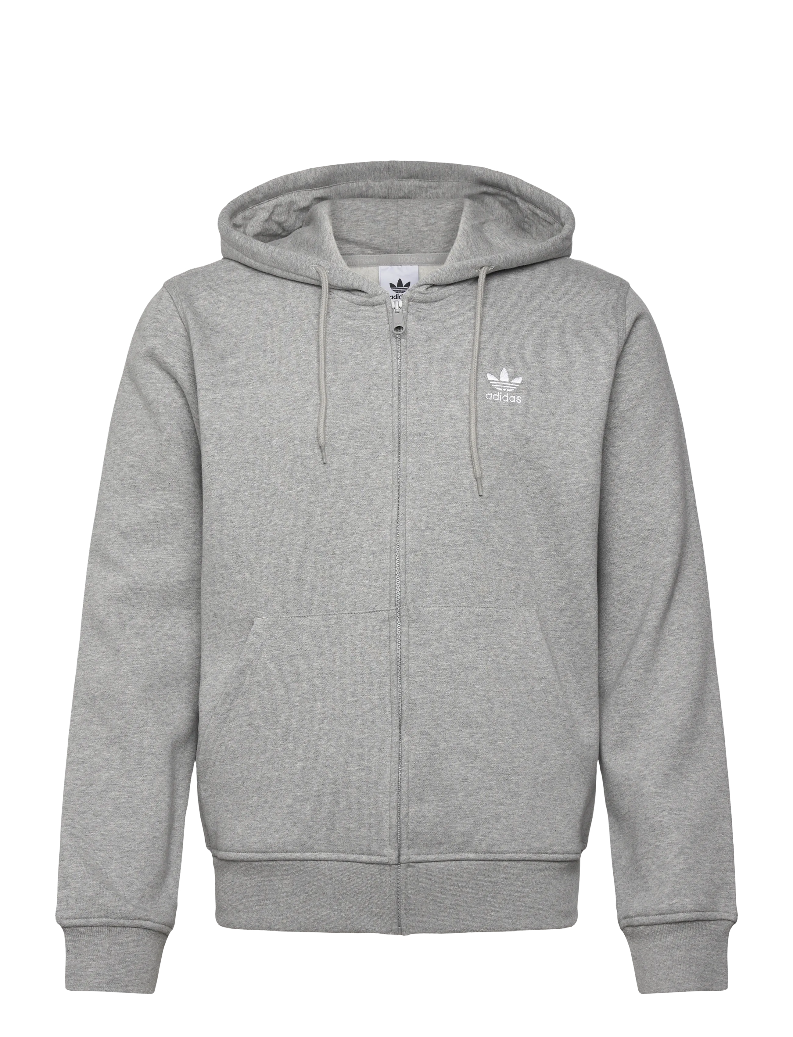 adidas Originals ESS FZ HD - Winter deals - MGREYH/WHITE / grey