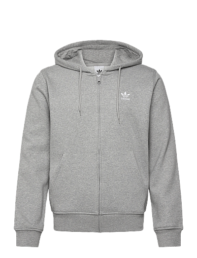 adidas Originals ESS FZ HD - Kleidung - MGREYH/WHITE / grey