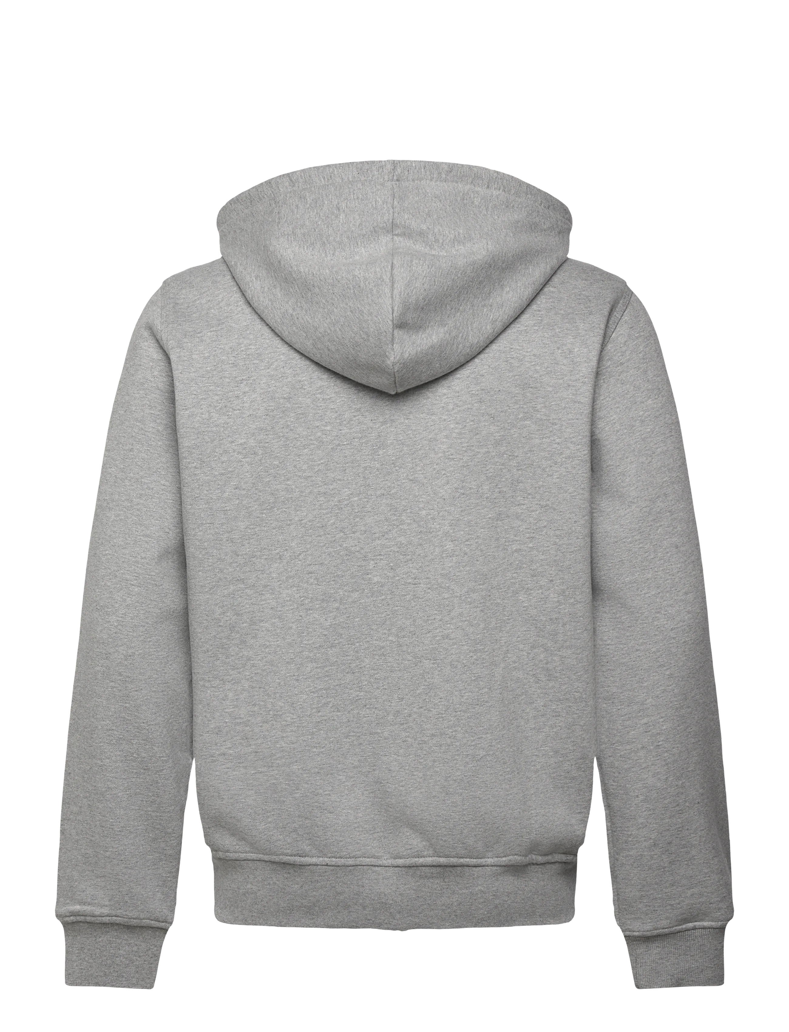 adidas Originals - ESS FZ HD - overdele - mgreyh/white - 2