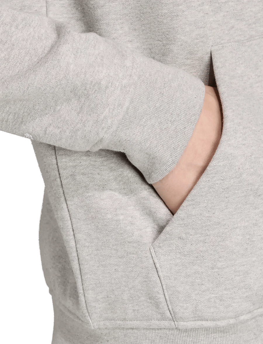 adidas Originals - ESS FZ HD - overdele - mgreyh/white - 4