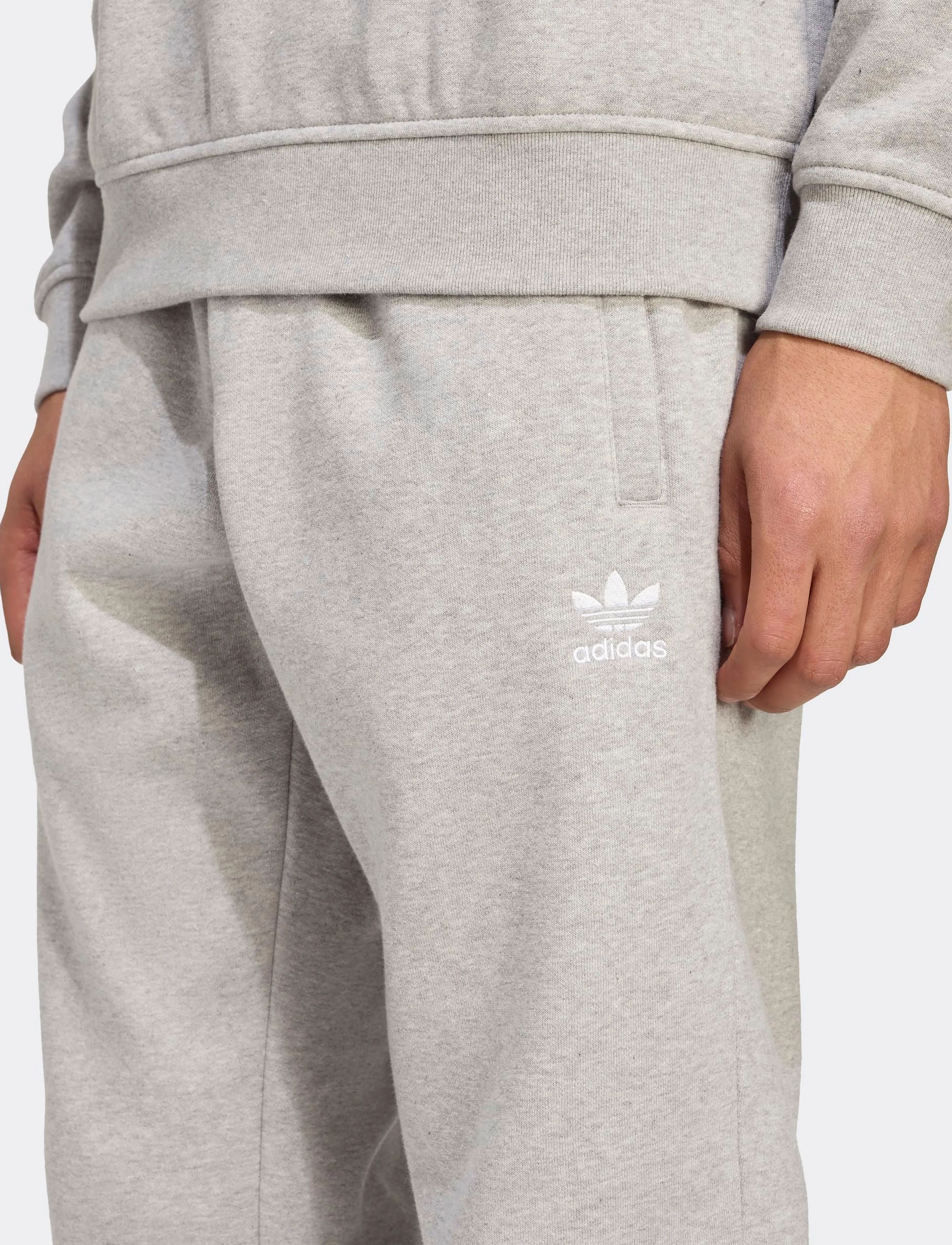 adidas Originals - ESS PT - püksid - mgreyh/white - 2
