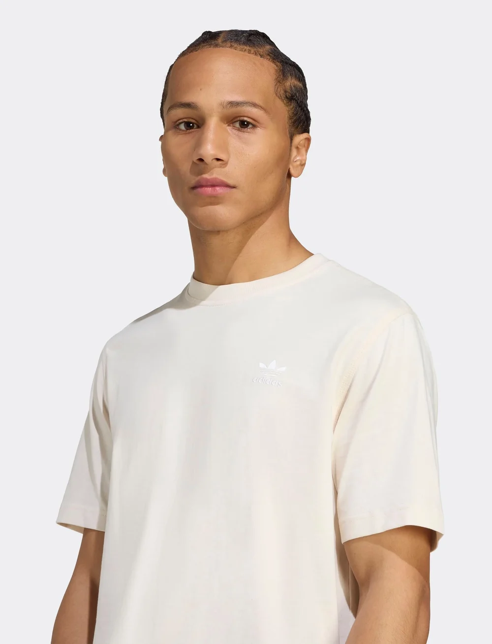 adidas Originals - TREFOIL ESS TEE - t-shirts - wonwhi/white - 2