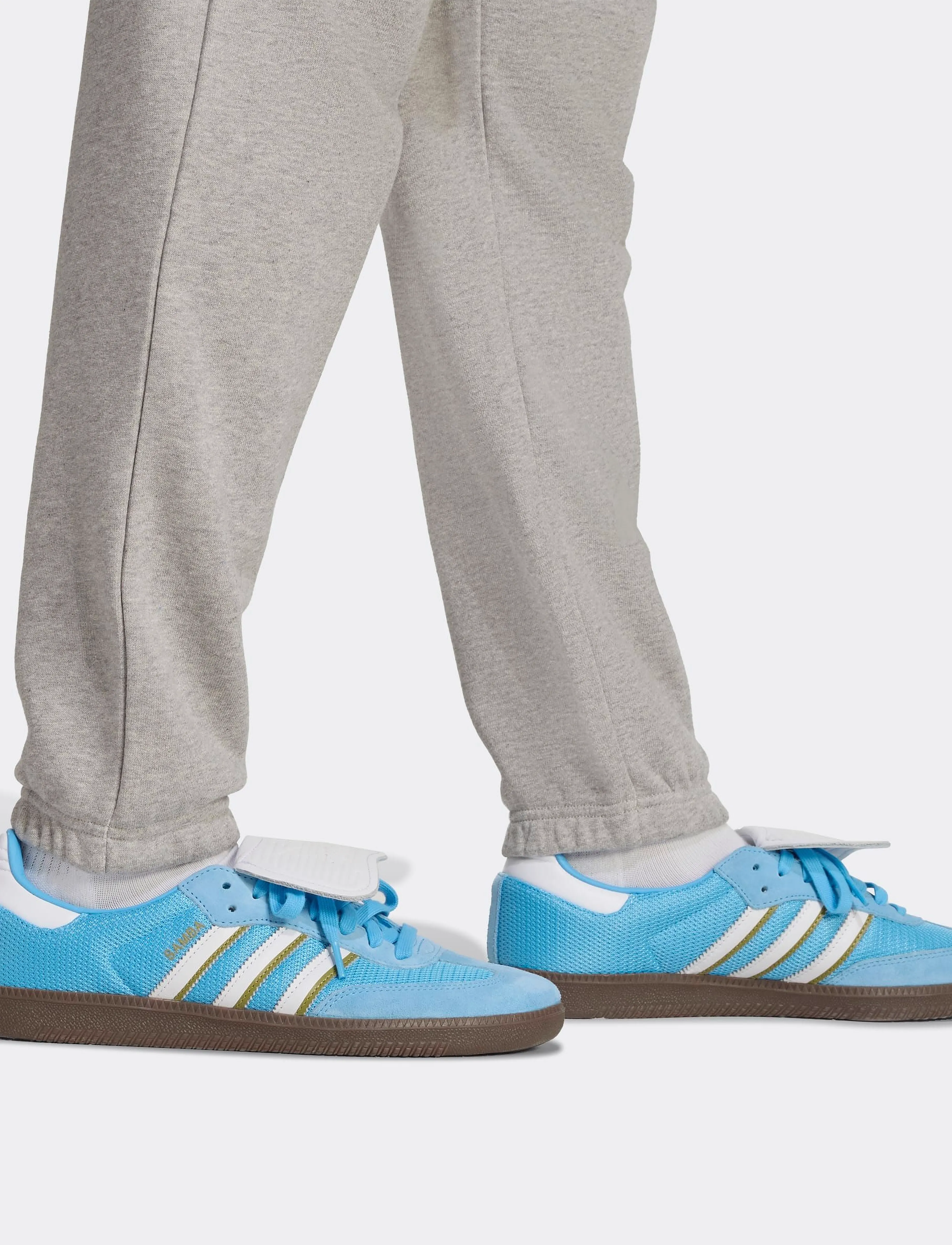 adidas Originals - ESS PANTS FT - pantalons - mgreyh/white - 2