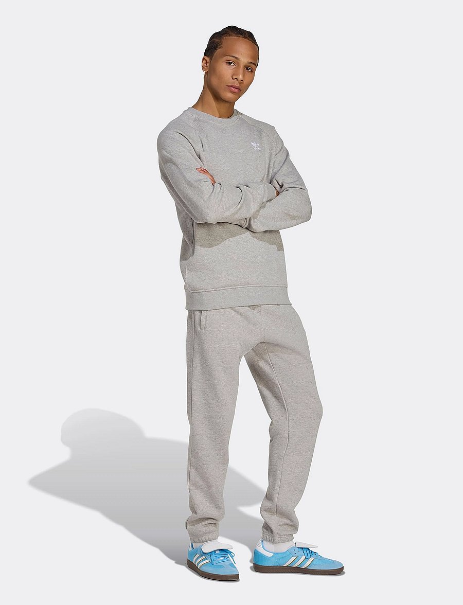 adidas Originals - ESS PANTS FT - pantalons - mgreyh/white - 3