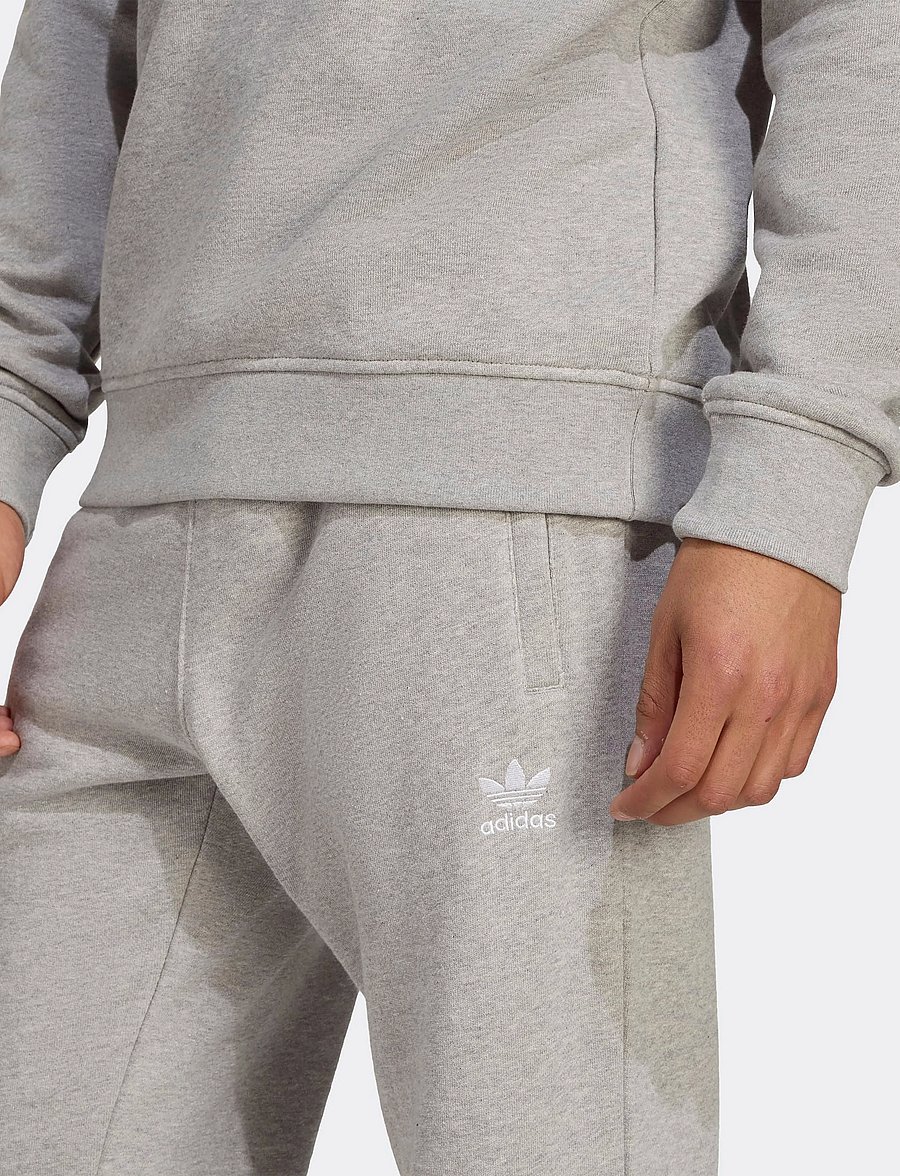 adidas Originals - ESS PANTS FT - pantalons - mgreyh/white - 5