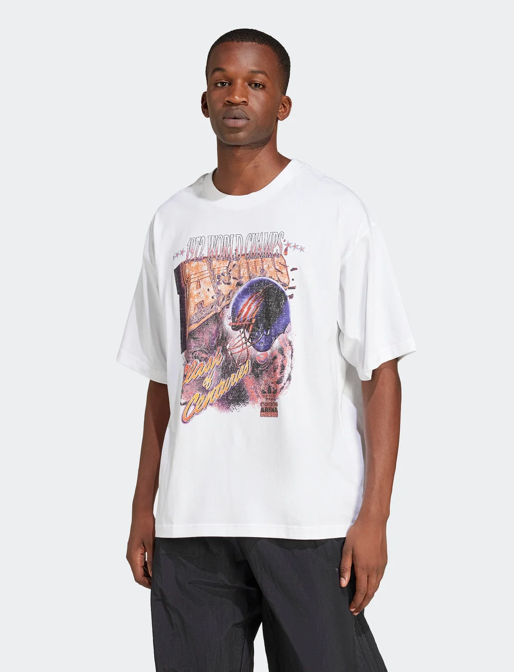 adidas Originals - GRAPHIC SS TEE - t-shirts - white - 0