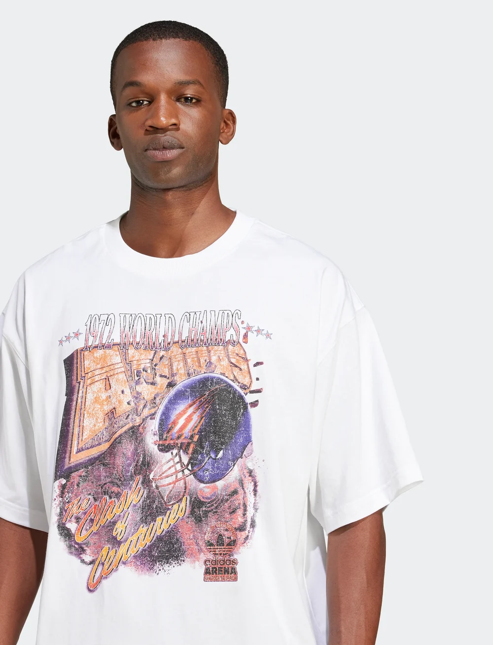 adidas Originals - GRAPHIC SS TEE - t-shirts - white - 2