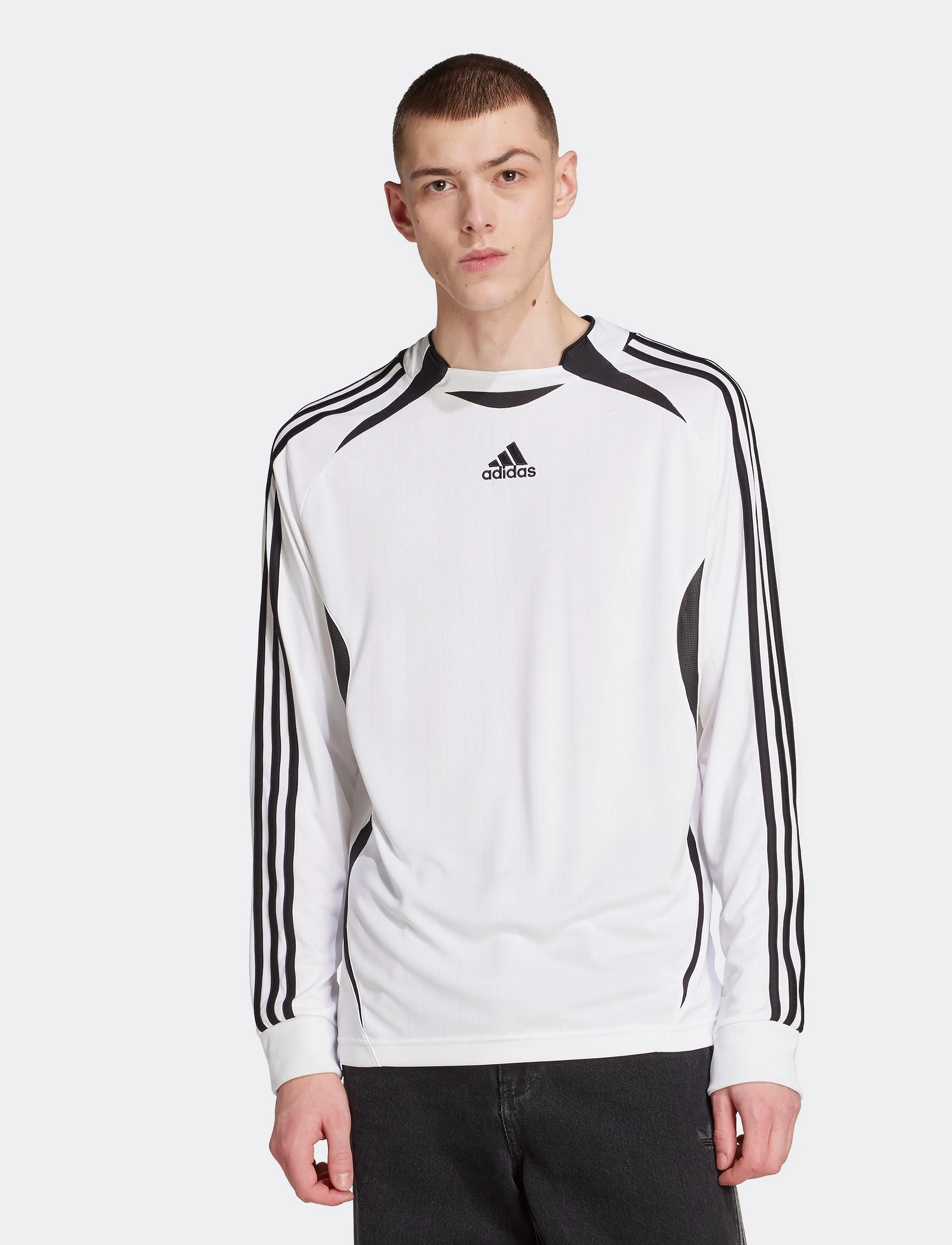 adidas Originals Teamgeist Ls, Langærmet Træningstop, Hvid, Str: XXL