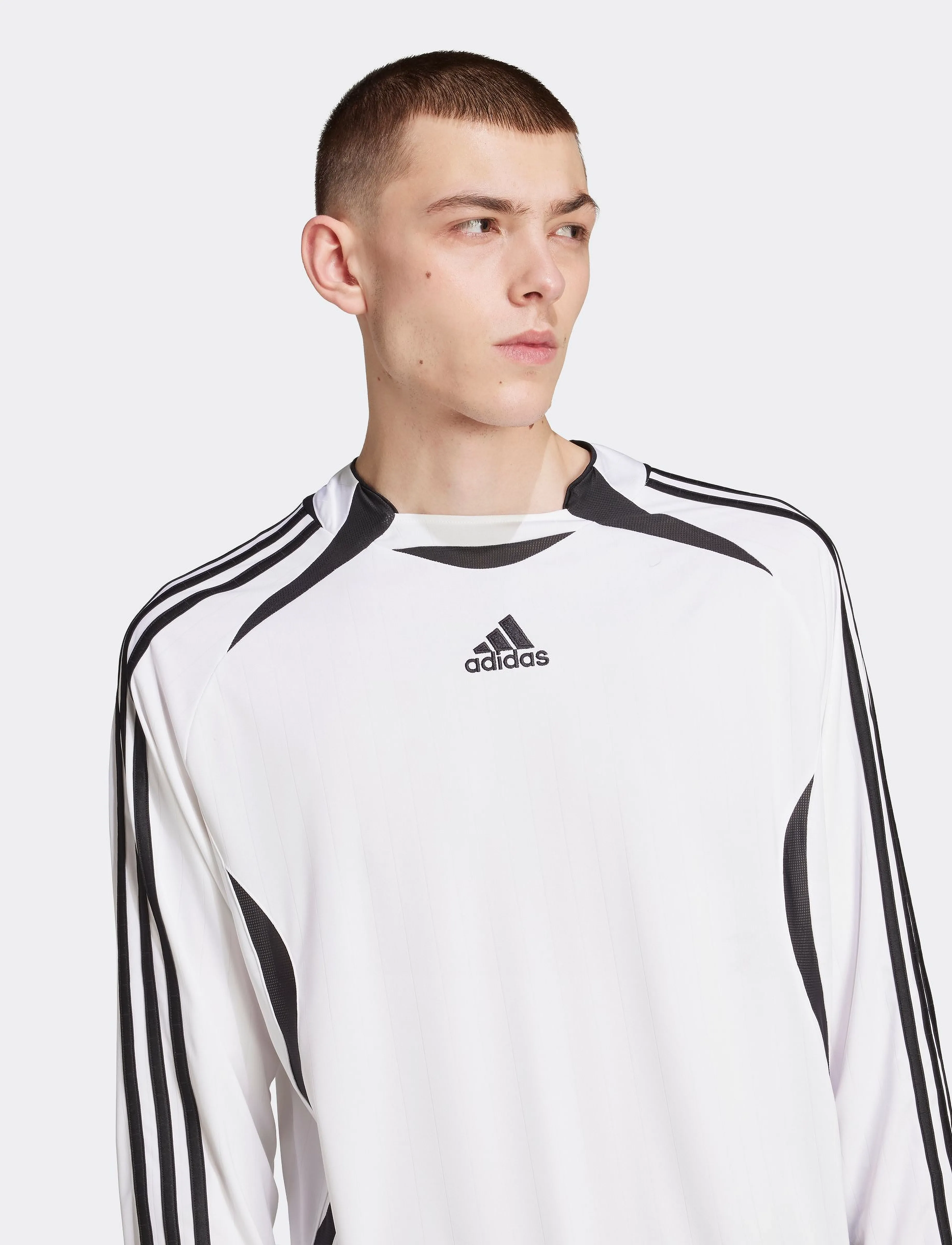 adidas Originals - TEAMGEIST LS - langarmshirts - white - 3