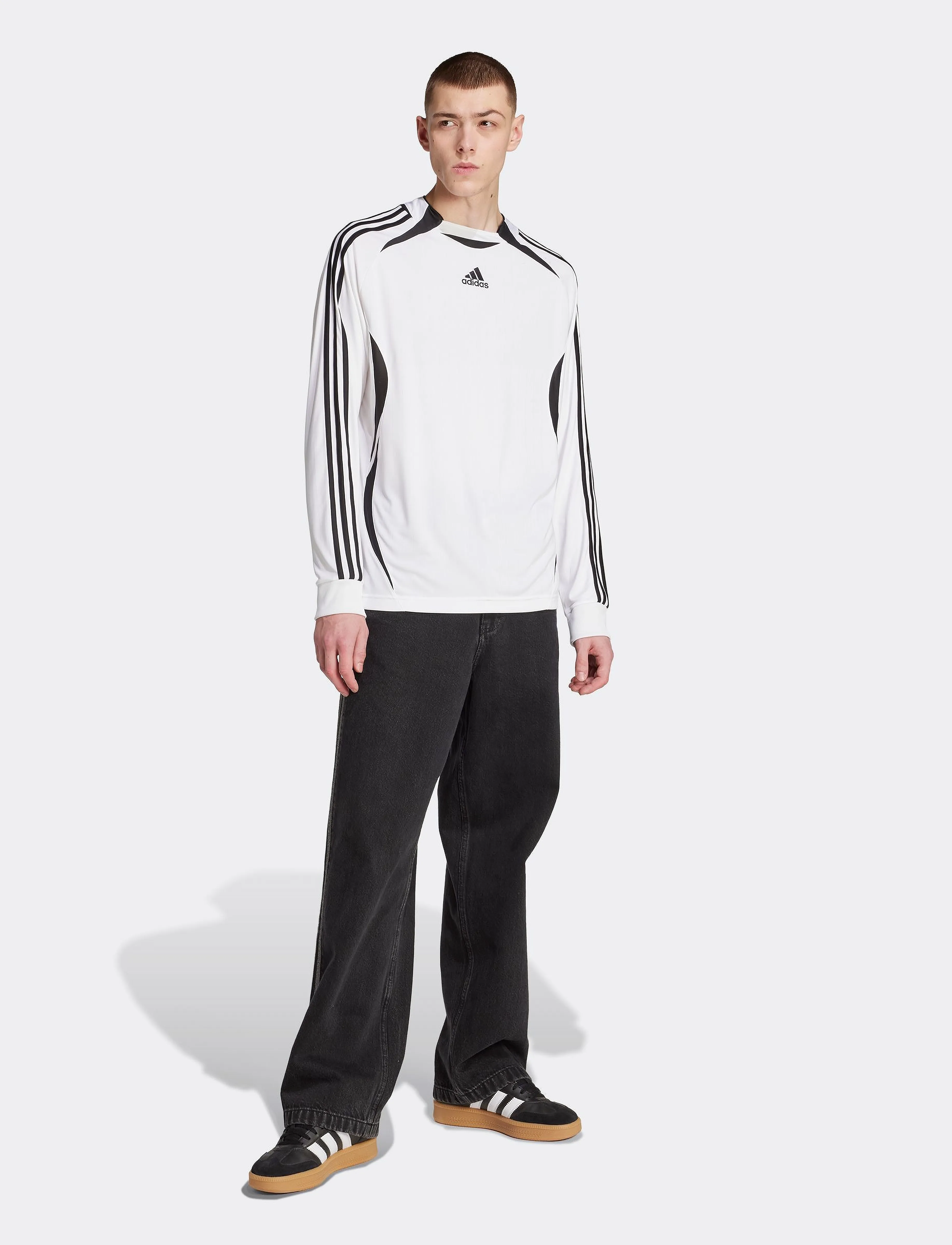 adidas Originals - TEAMGEIST LS - langarmshirts - white - 4