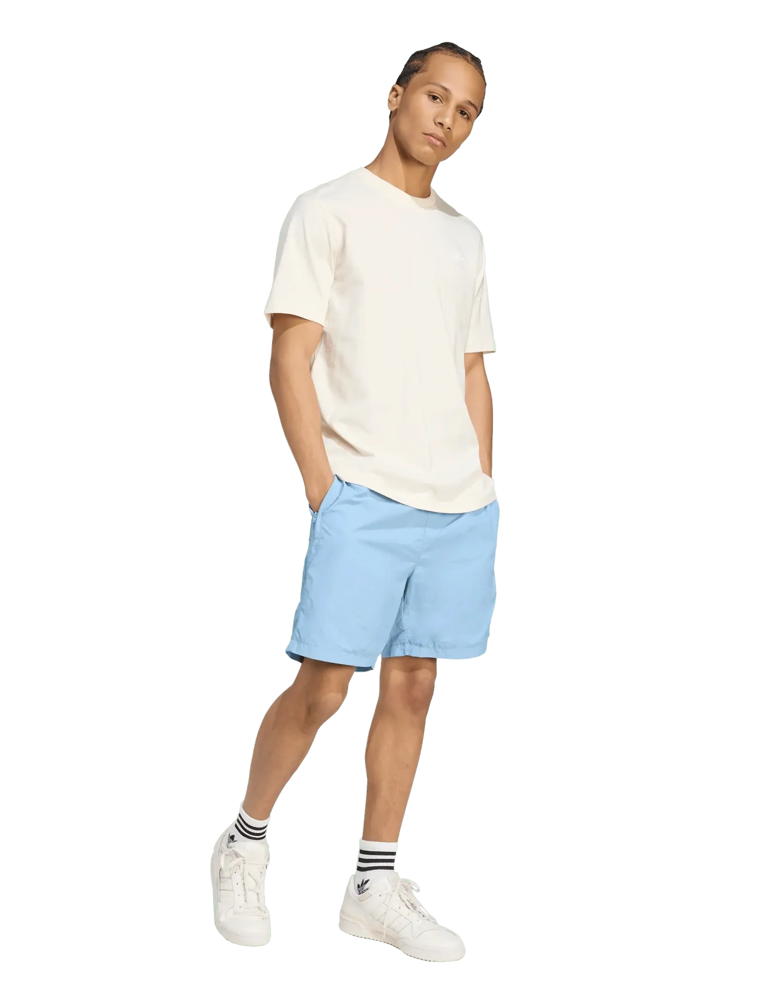 adidas Originals - ESS WVN SHORTS - trainingsshorts - ashblu - 3